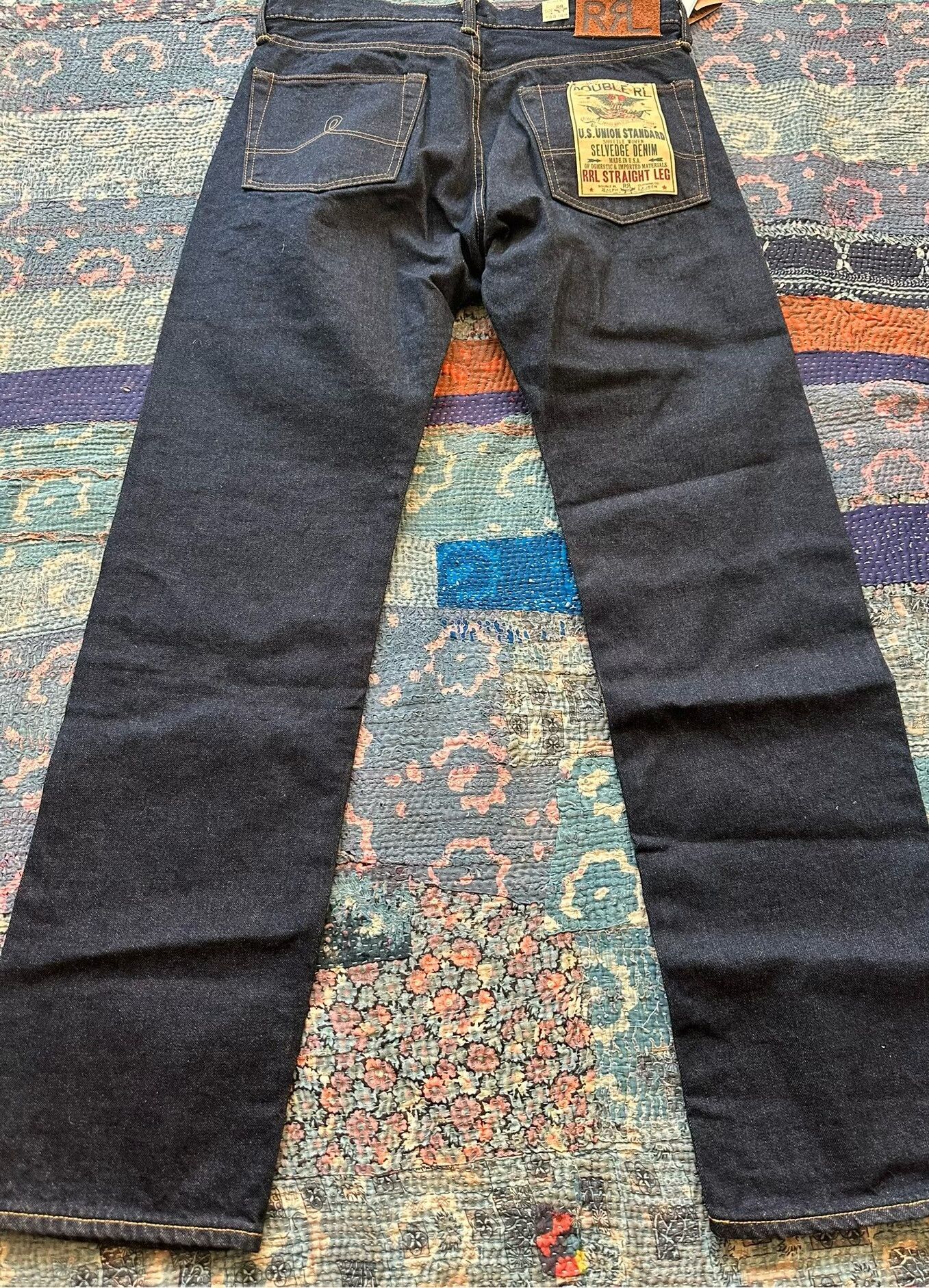 RRL Ralph Lauren RRL Straight Leg Denim Jeans Size US 33 - 2 Thumbnail