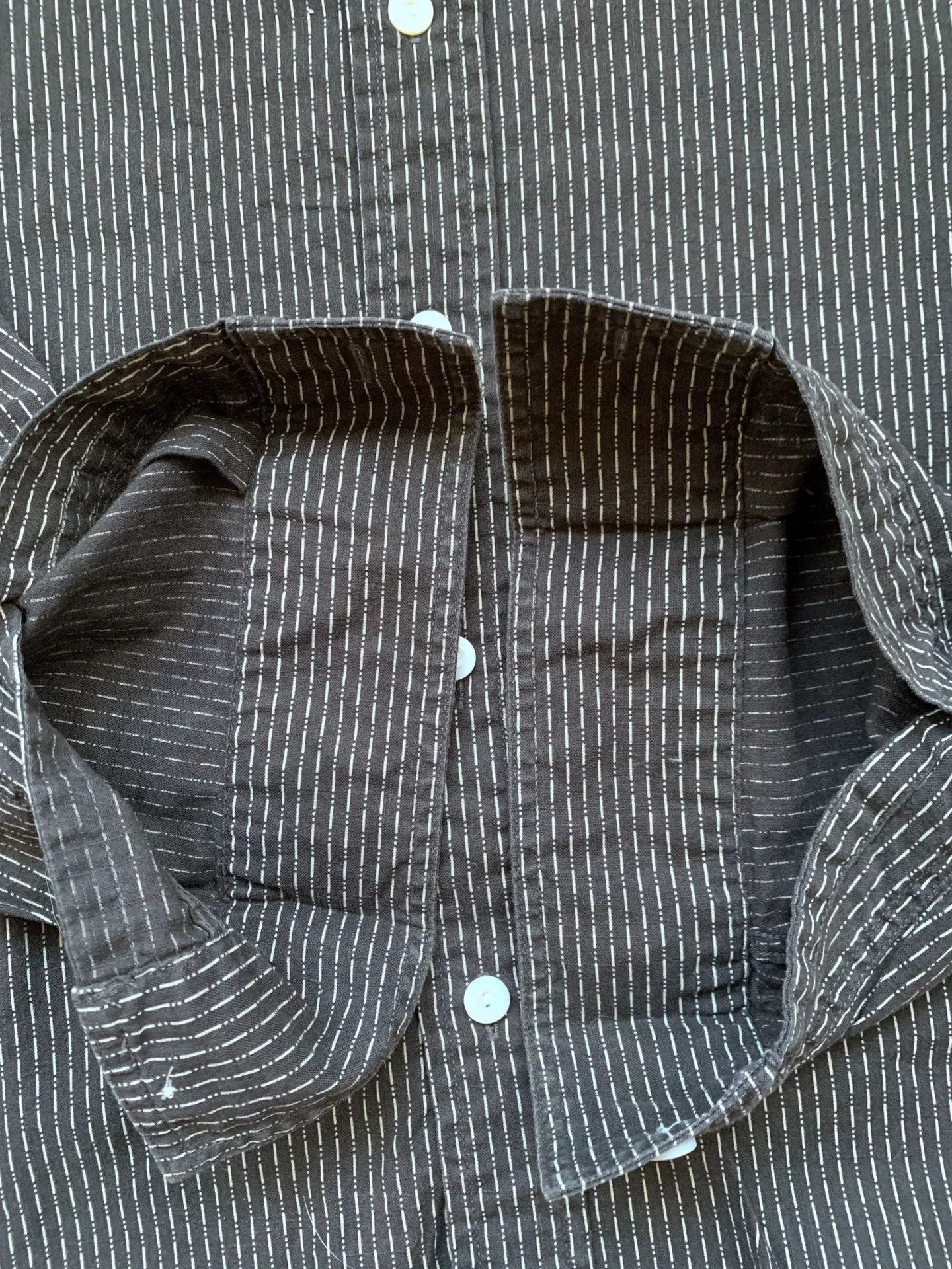 RRL Ralph Lauren Striped Utility Work Shirt Size M Size US M / EU 48-50 / 2 - 6 Thumbnail