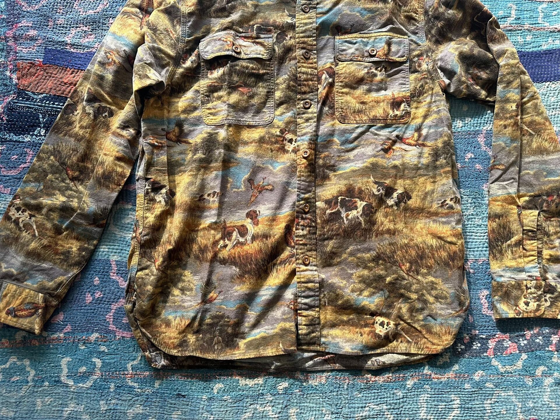RRL Ralph Lauren RRL Hunting Dog Shirt in Large Size US L / EU 52-54 / 3 - 4 Thumbnail