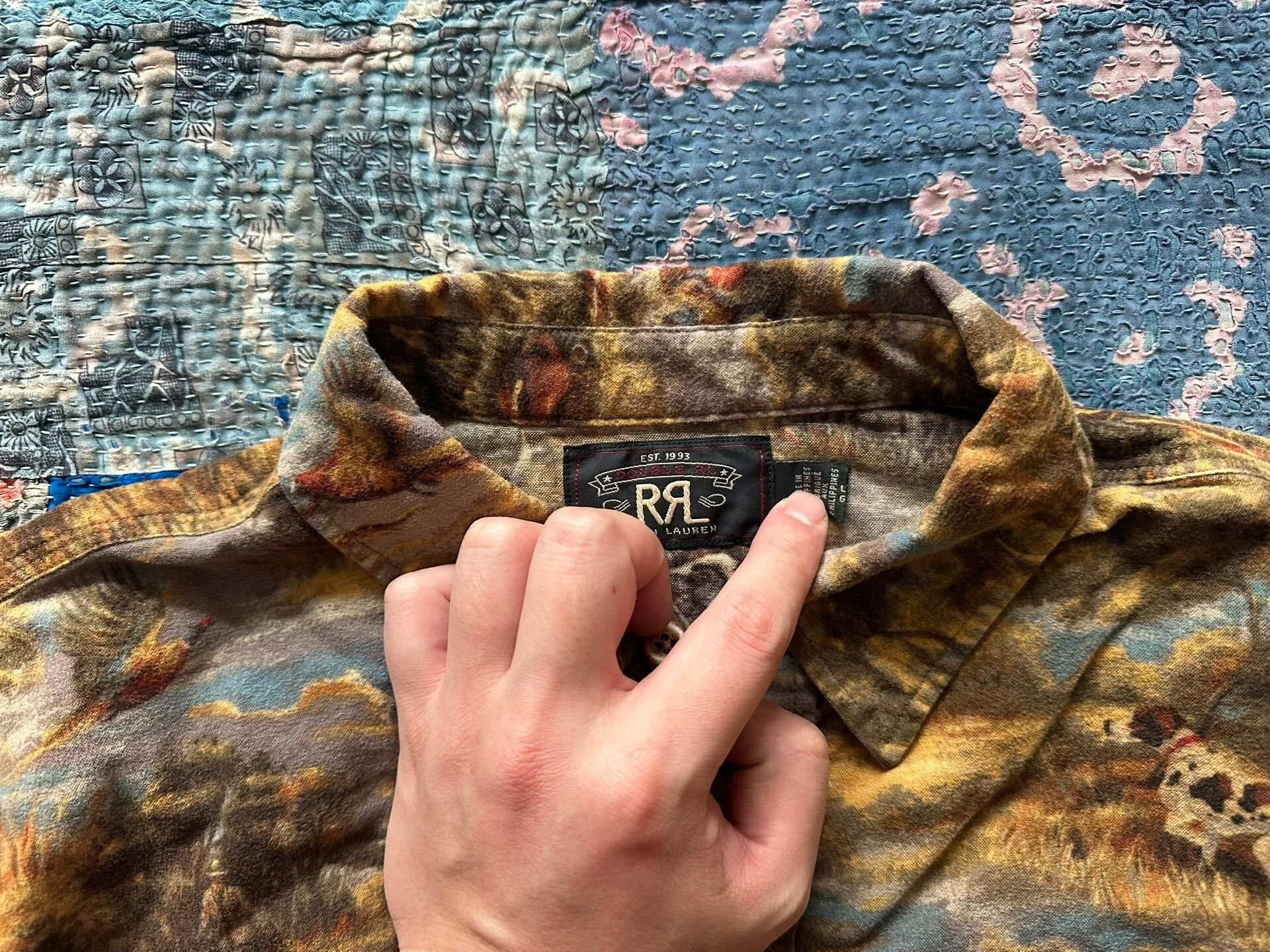 RRL Ralph Lauren RRL Hunting Dog Shirt in Large Size US L / EU 52-54 / 3 - 3 Thumbnail
