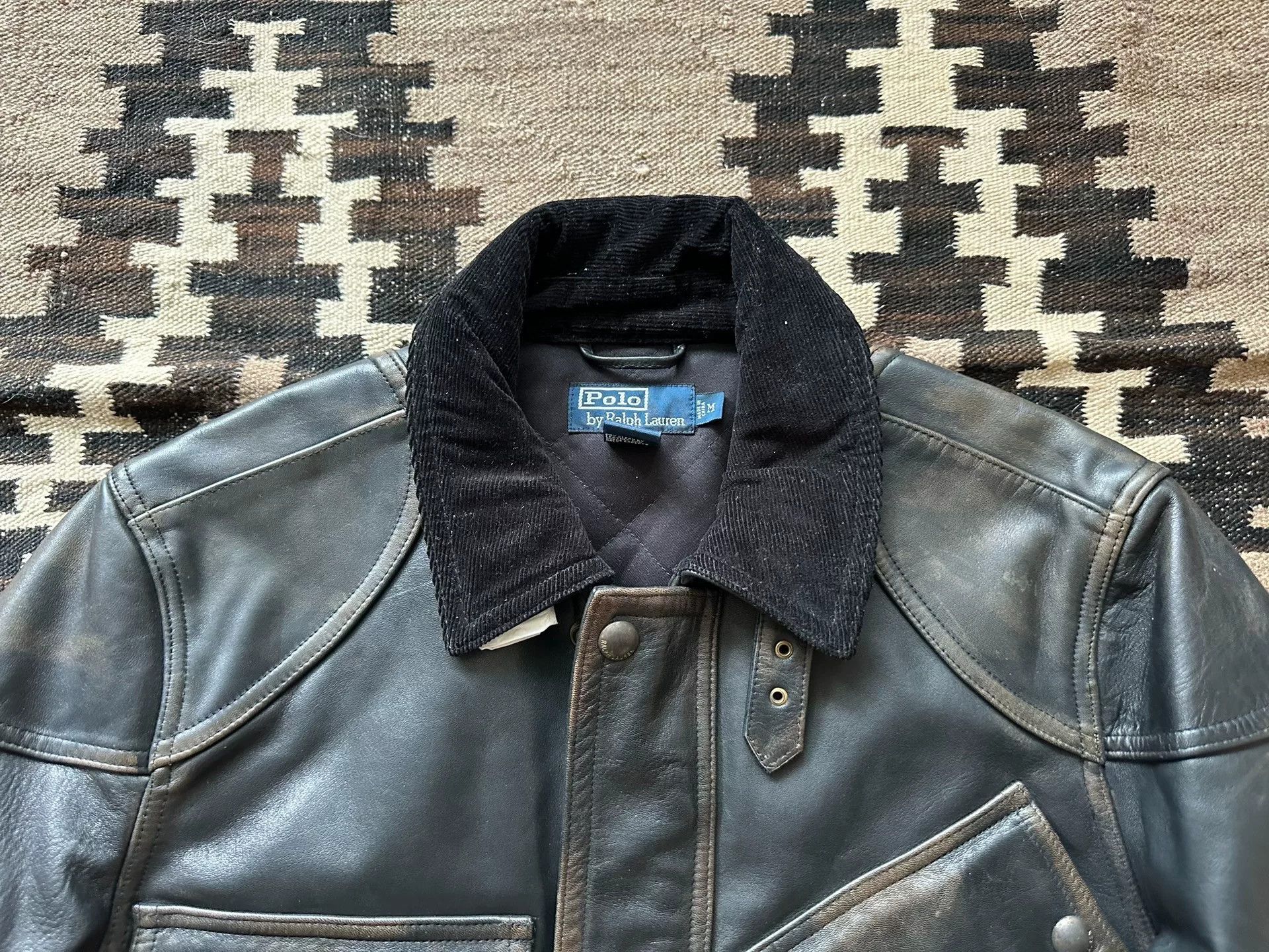RRL Ralph Lauren Vintage Polo Ralph Lauren Leather Jacket Size US M / EU 48-50 / 2 - 7 Thumbnail