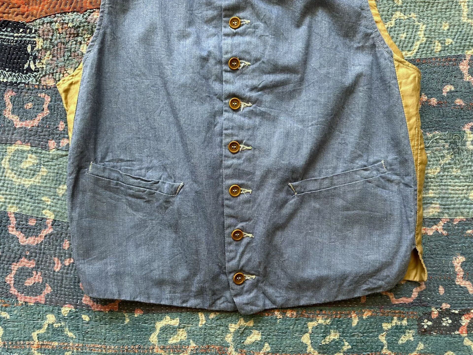 Mister Freedom Mister Freedom French Work Vest Size US XXS / EU 40 - 4 Thumbnail