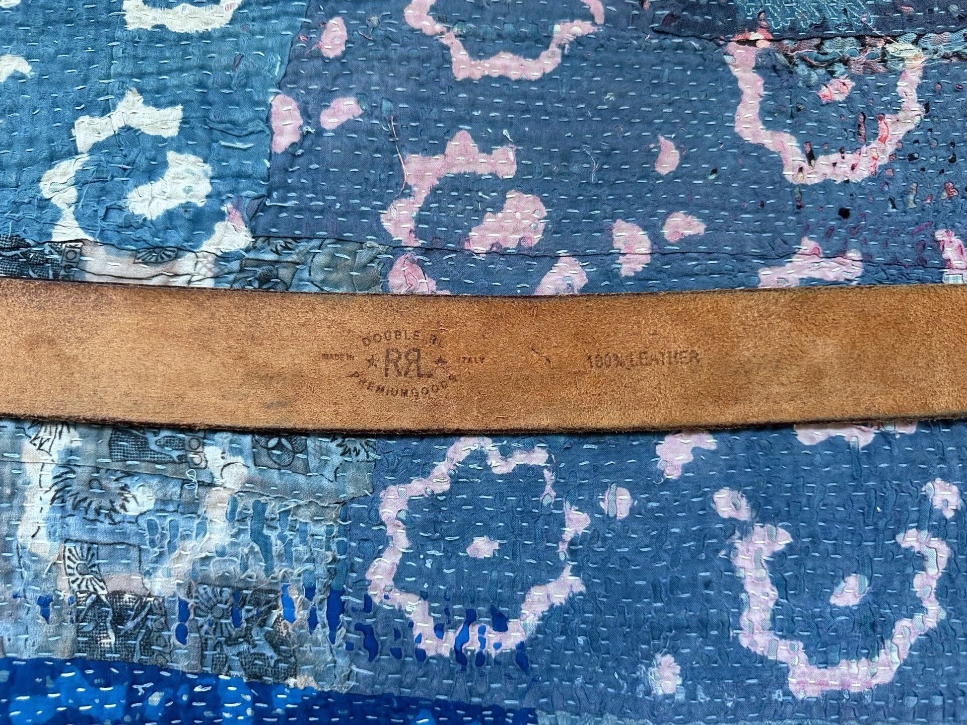 RRL Ralph Lauren RRL Printed Badge Shield Belt Size ONE SIZE - 3 Thumbnail