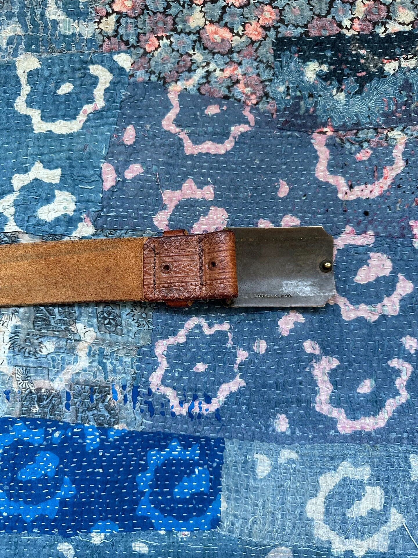 RRL Ralph Lauren RRL Printed Badge Shield Belt Size ONE SIZE - 4 Thumbnail