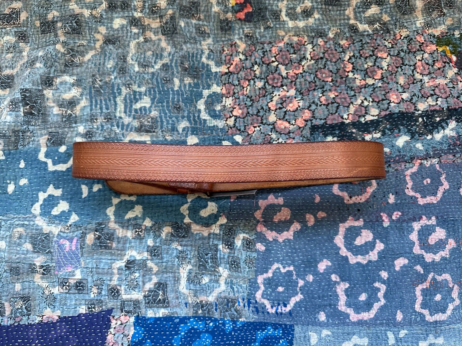 RRL Ralph Lauren RRL Printed Badge Shield Belt Size ONE SIZE - 2 Thumbnail