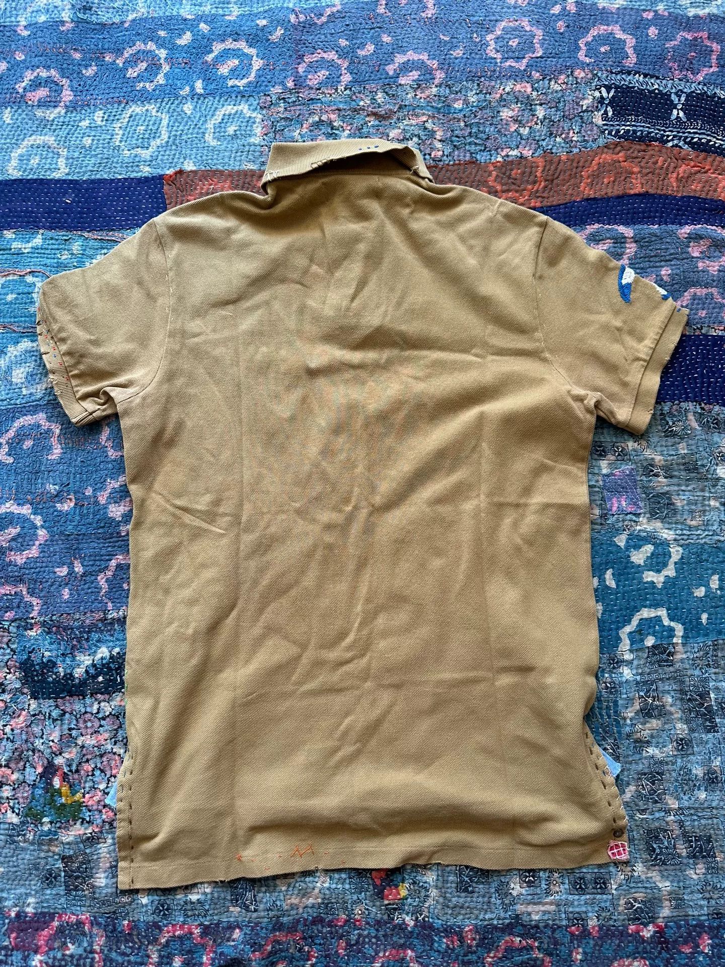RRL Ralph Lauren RRL Lauren Water-Washed Short Sleeve Polo Size US S / EU 44-46 / 1 - 2 Thumbnail