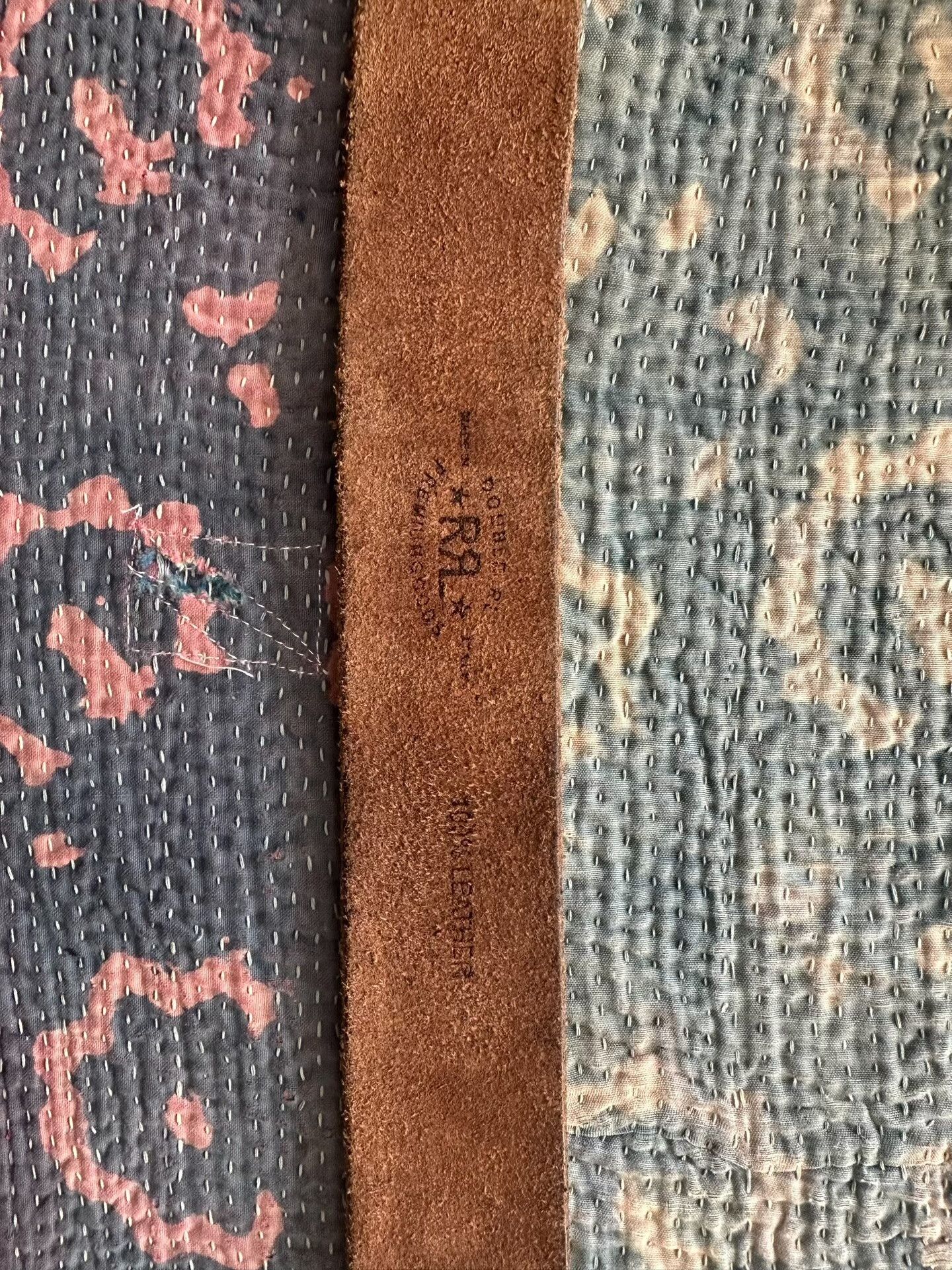 RRL Ralph Lauren RRL Double Ring Leather Belt Size ONE SIZE - 4 Thumbnail