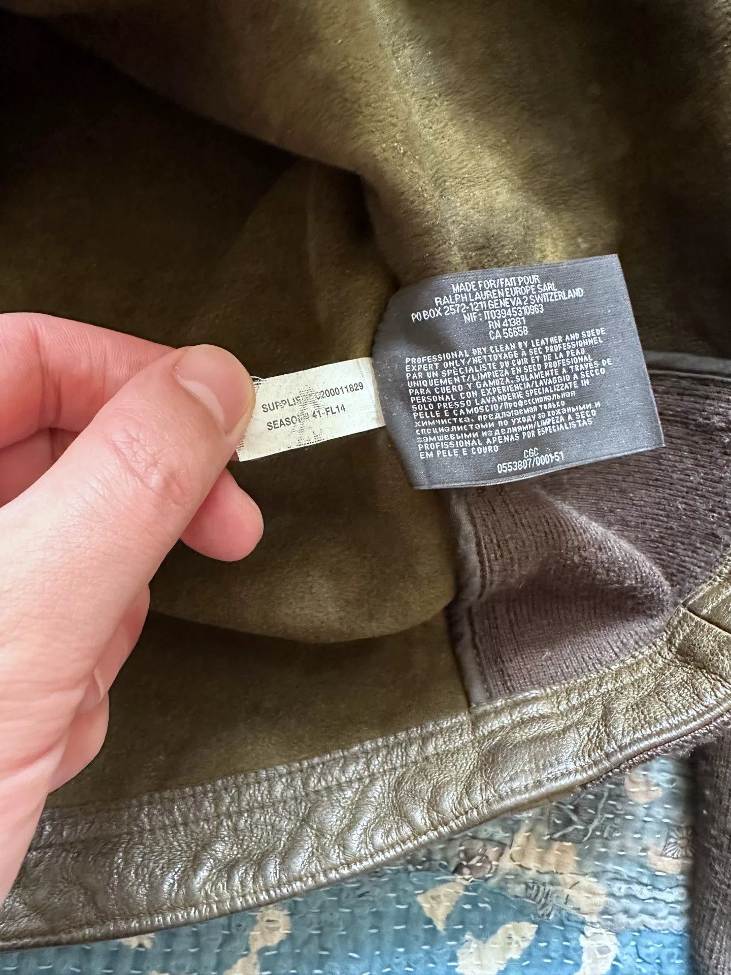 Ralph Lauren Black Label Ralph Lauren Black Label Motorcycle Jacket Size US S / EU 44-46 / 1 - 6 Thumbnail
