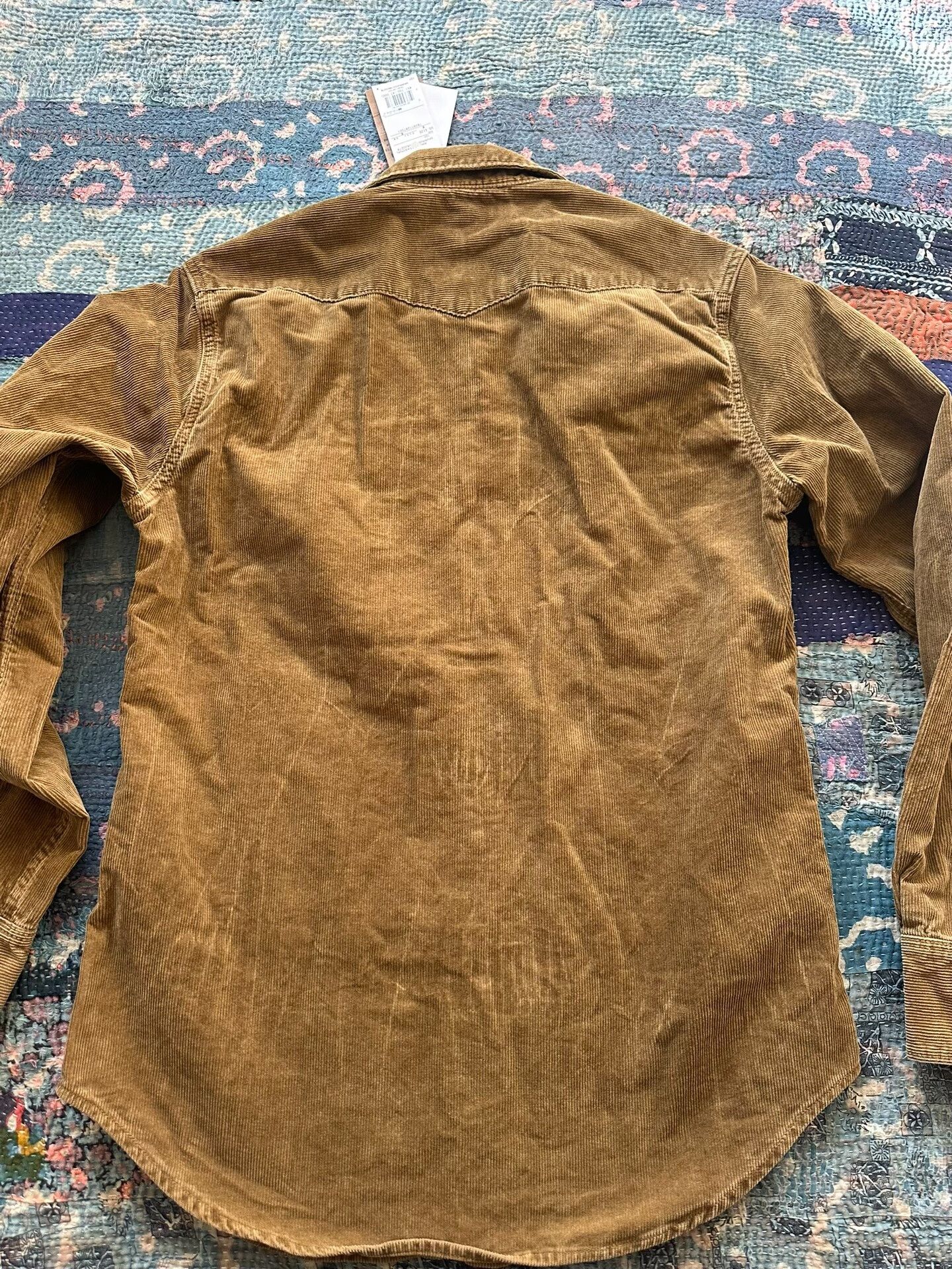 RRL Ralph Lauren RRL Corduroy Button-Up Western Shirt Size US M / EU 48-50 / 2 - 2 Thumbnail