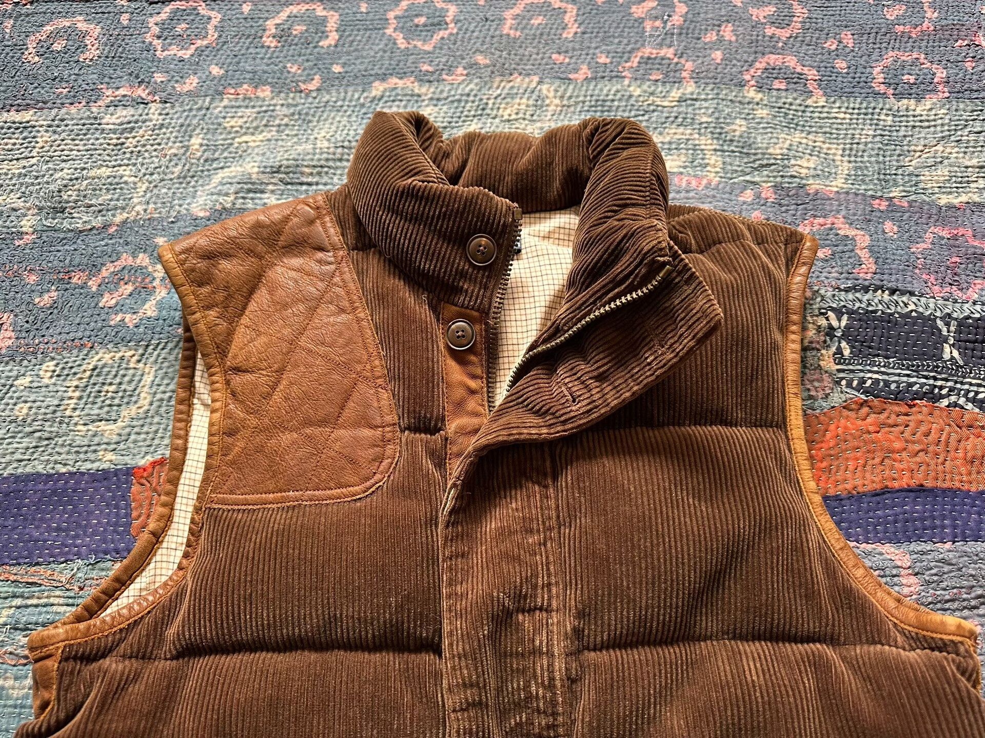 RRL Ralph Lauren Polo Ralph Lauren Corduroy Down Vest Size US M / EU 48-50 / 2 - 5 Thumbnail