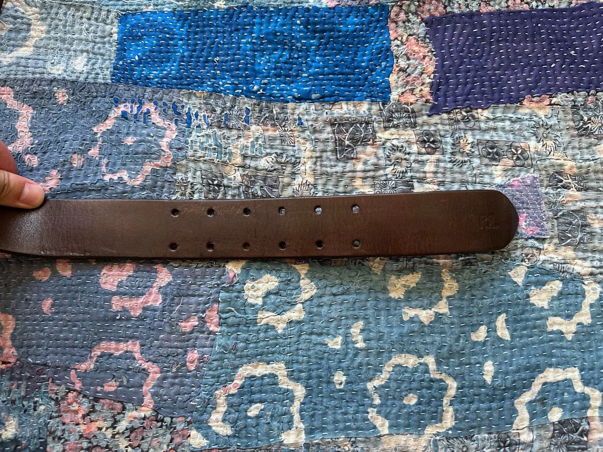 RRL Ralph Lauren RRL Anchor Double Buckle Belt Size ONE SIZE - 4 Thumbnail