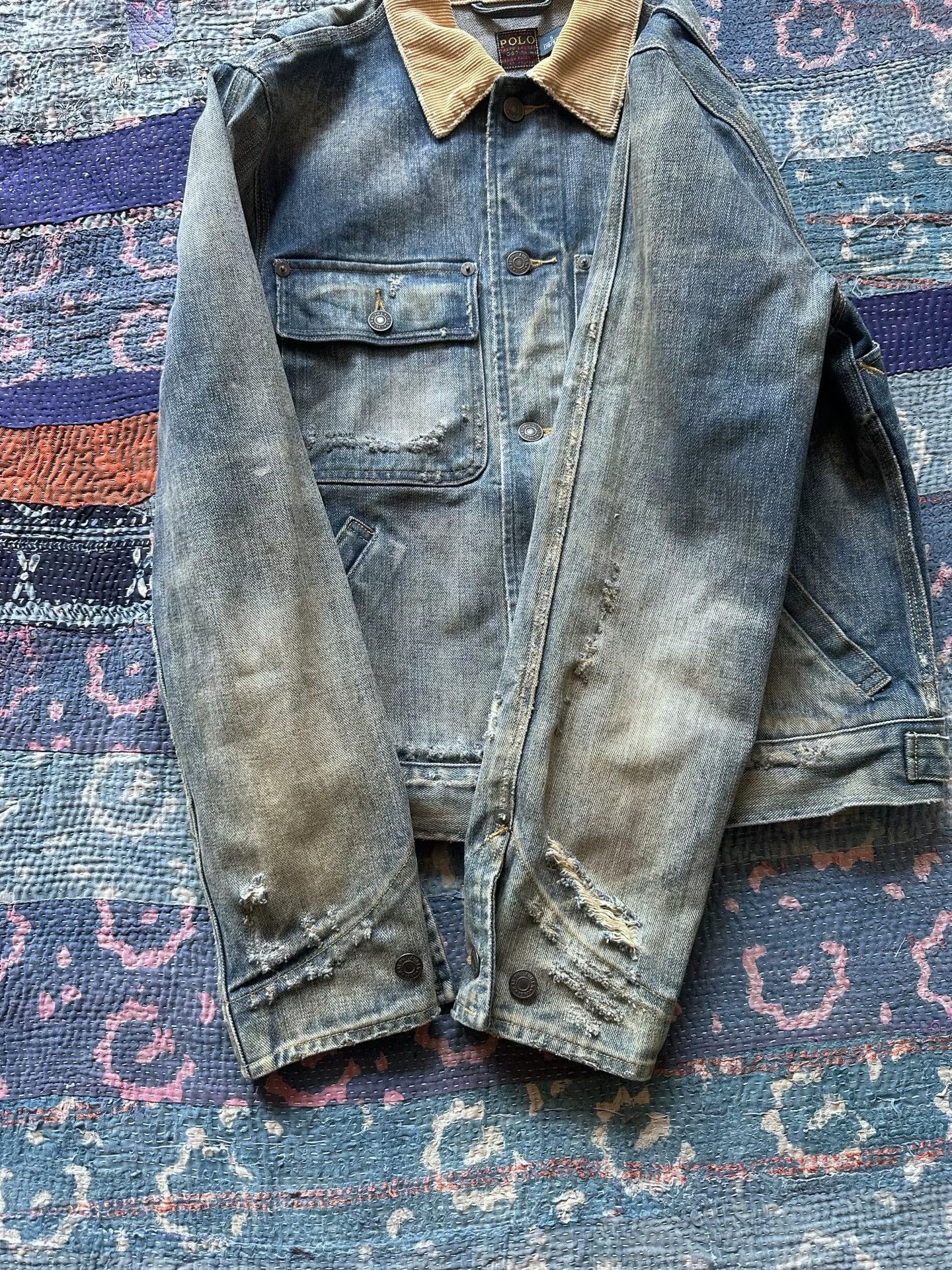 RRL Ralph Lauren Polo Ralph Lauren Vintage Denim Jacket Size US S / EU 44-46 / 1 - 6 Thumbnail