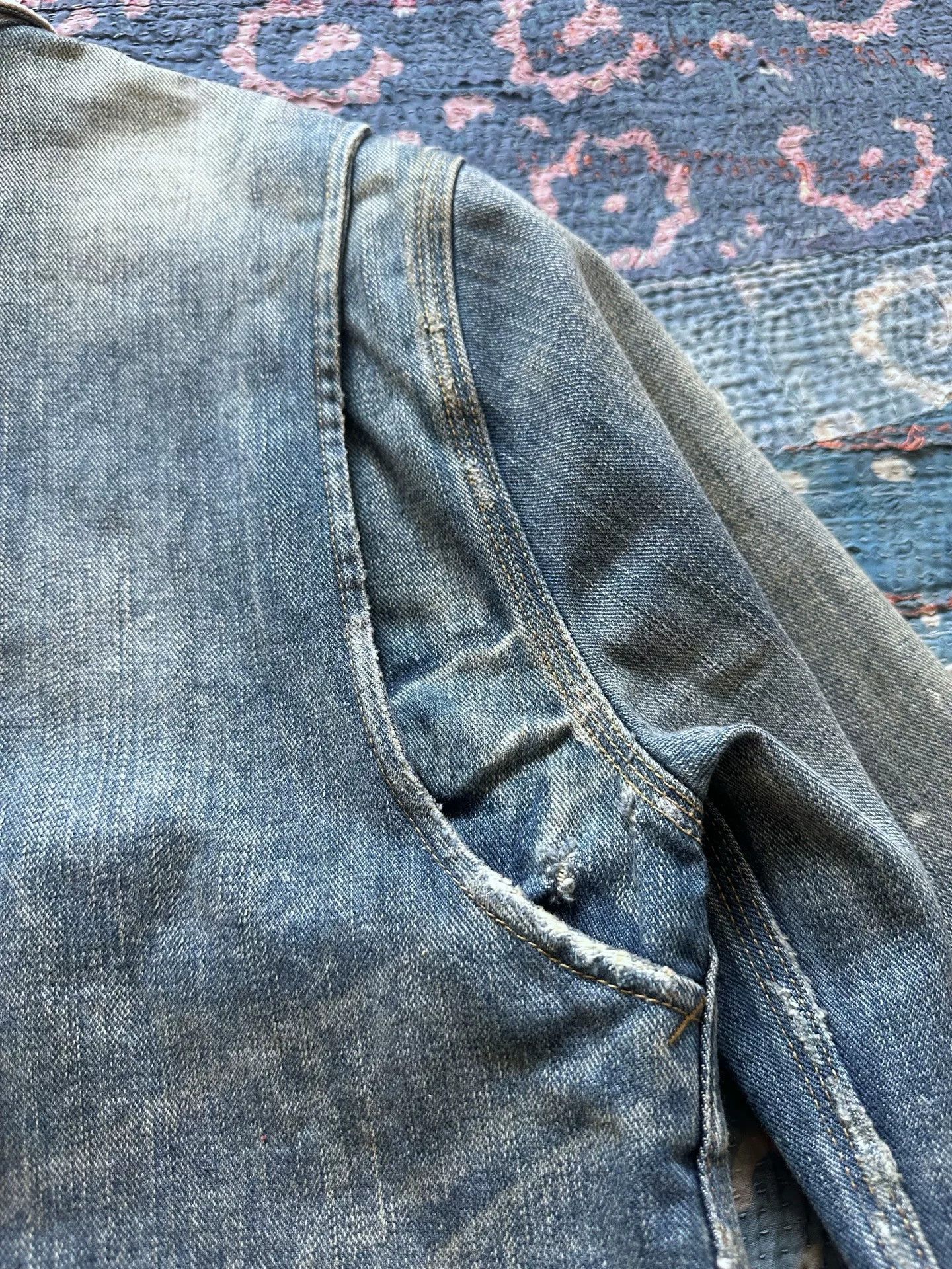 RRL Ralph Lauren Polo Ralph Lauren Vintage Denim Jacket Size US S / EU 44-46 / 1 - 8 Thumbnail