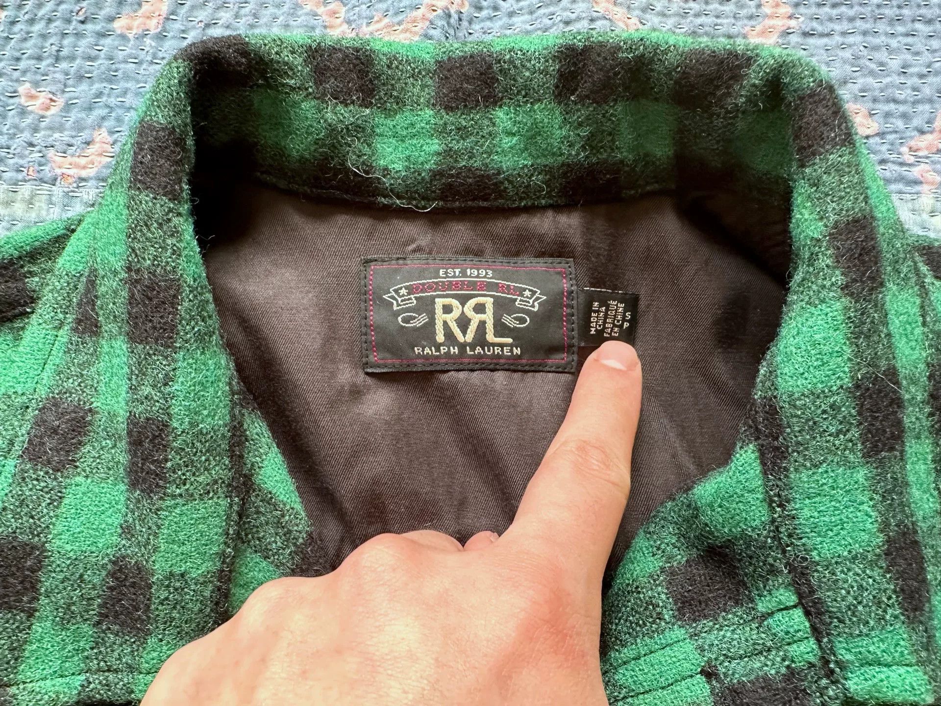 RRL Ralph Lauren RRL Wool Check Jacket Size US S / EU 44-46 / 1 - 4 Thumbnail