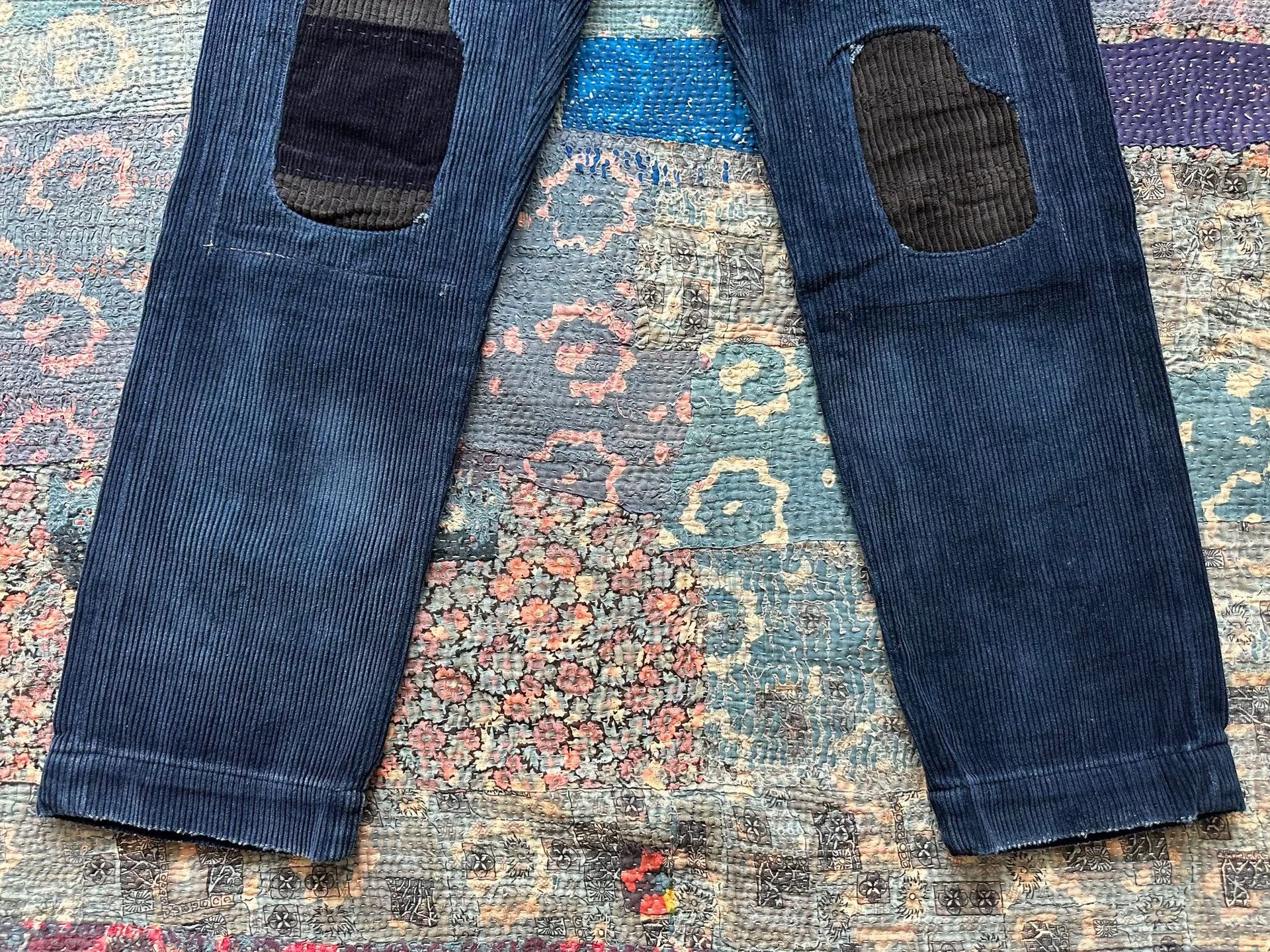 RRL Ralph Lauren RRL Blue Dyed Corduroy Pants Size US 30 / EU 46 - 4 Thumbnail