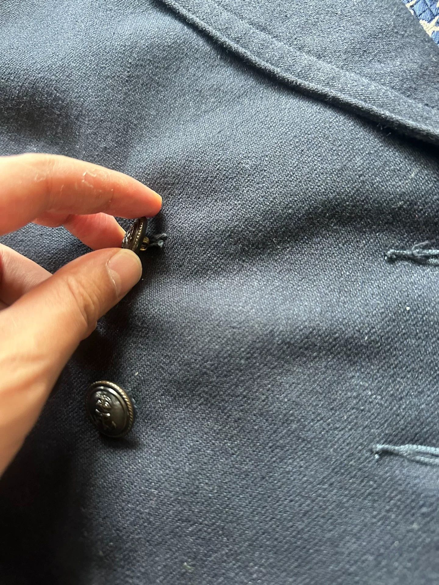 RRL Ralph Lauren RRL Embroidered Double-Breasted Pilot Coat Size US M / EU 48-50 / 2 - 7 Thumbnail