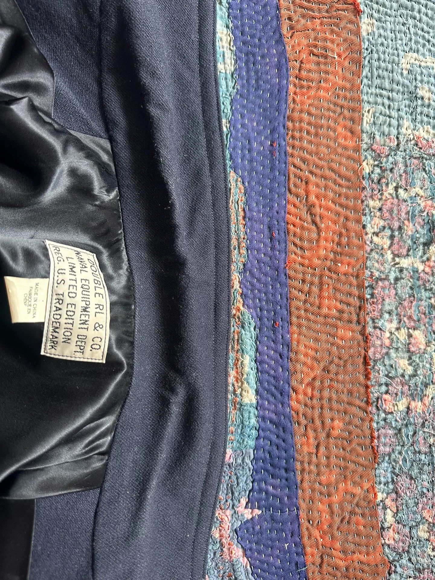 RRL Ralph Lauren RRL Embroidered Double-Breasted Pilot Coat Size US M / EU 48-50 / 2 - 8 Thumbnail