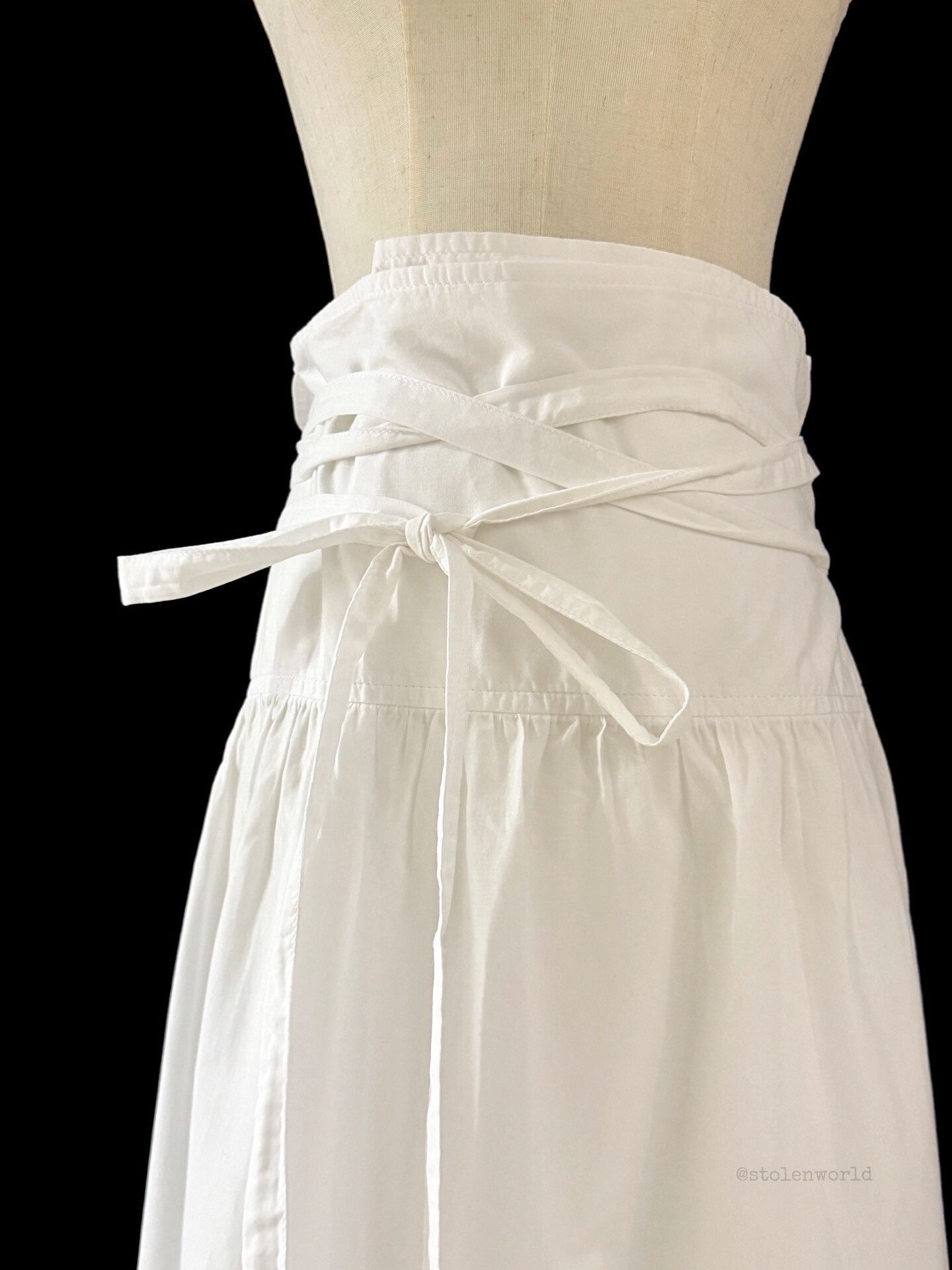 Comme des Garcons Comme des Garçons White Lace Wrap Skirt Size 27" / US 4 / IT 40 - 7 Thumbnail