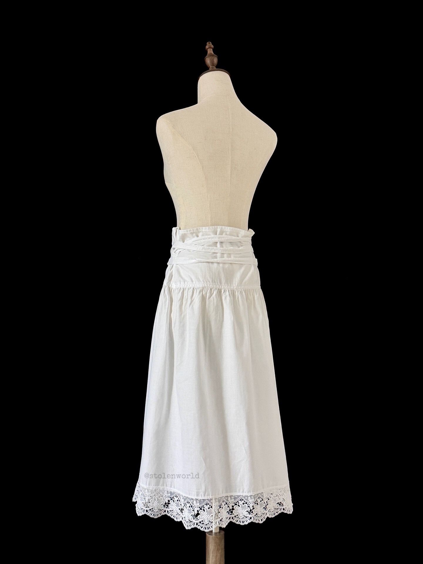 Comme des Garcons Comme des Garçons White Lace Wrap Skirt Size 27" / US 4 / IT 40 - 9 Thumbnail