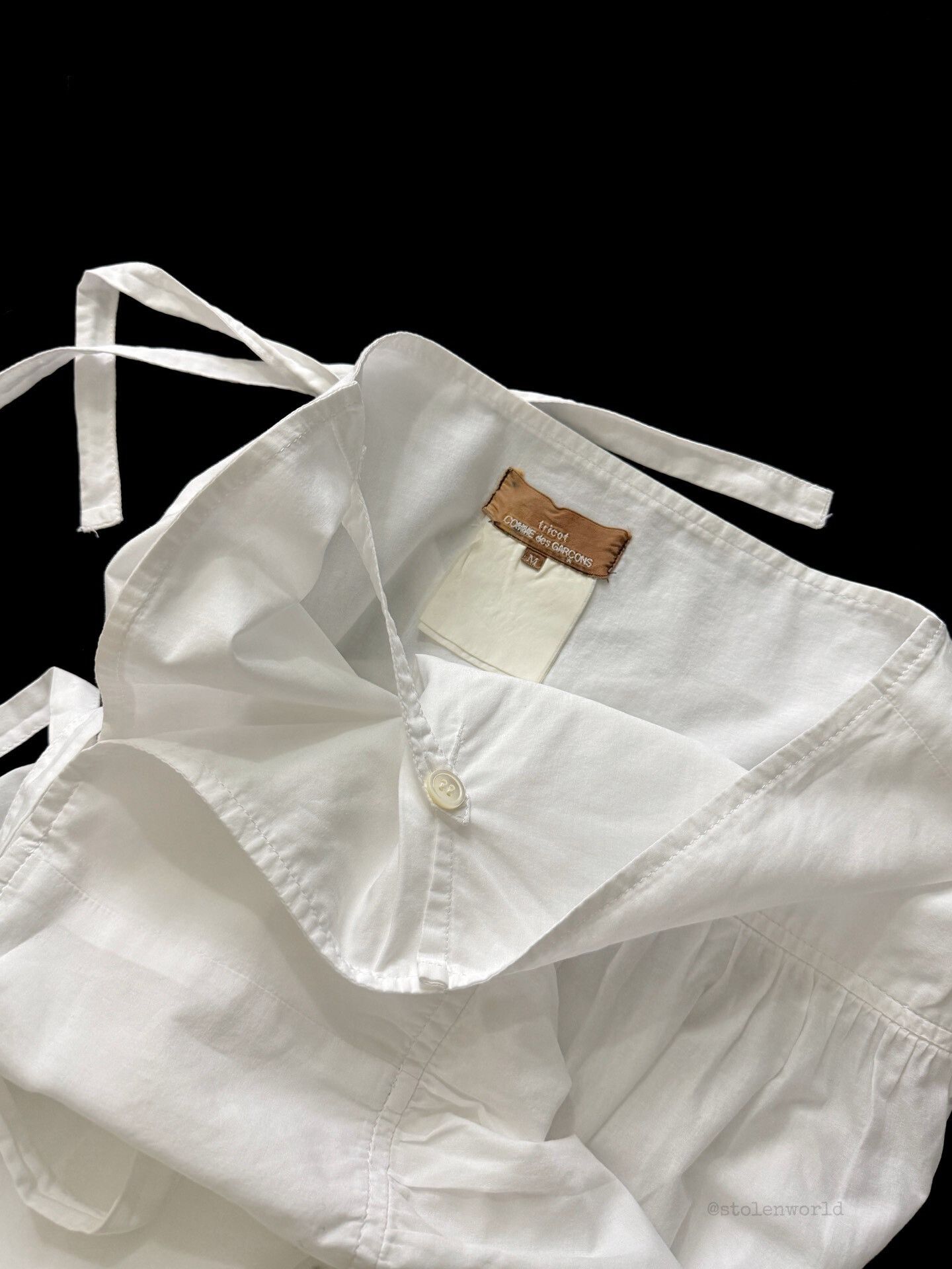 Comme des Garcons Comme des Garçons White Lace Wrap Skirt Size 27" / US 4 / IT 40 - 5 Thumbnail