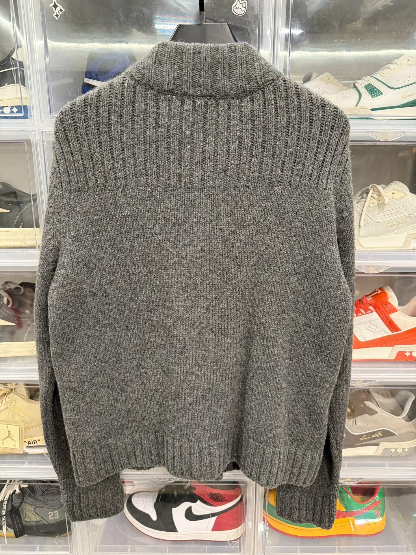 Chrome Hearts Chrome Hearts CH Logo Gray Cashmere Cardigan-dmc Size US L / EU 52-54 / 3 - 3 Thumbnail