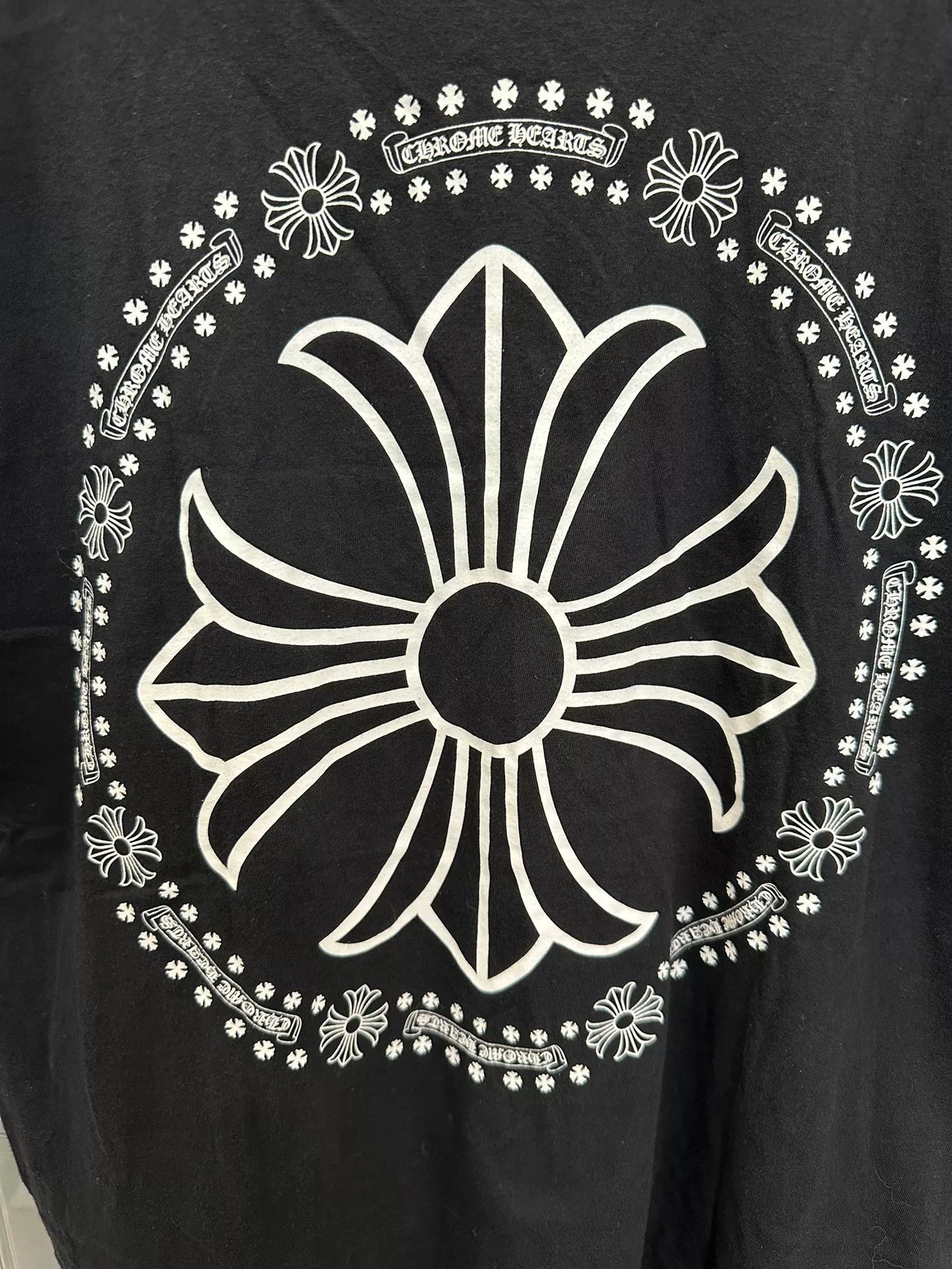 Chrome Hearts Chrome Hearts Circle Cross Black T-shirt-Dmc Size US L / EU 52-54 / 3 - 4 Thumbnail