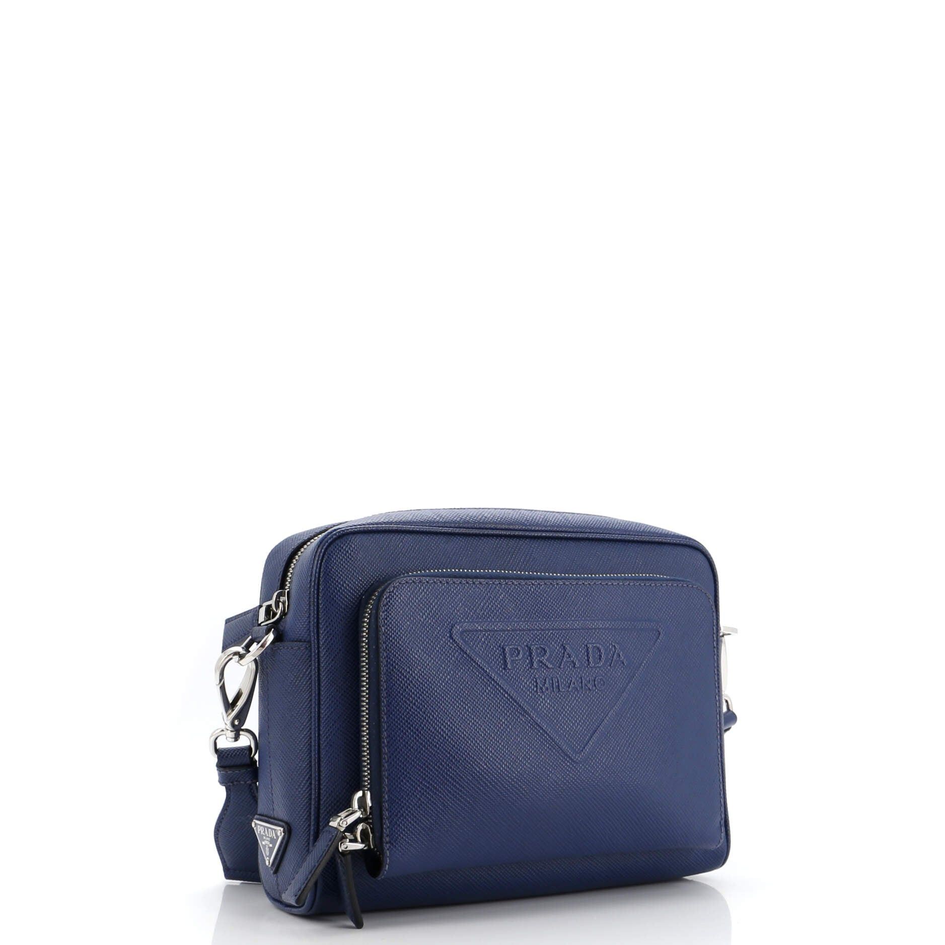 Prada Triangle Logo Messenger Bag Size ONE SIZE - 2 Thumbnail