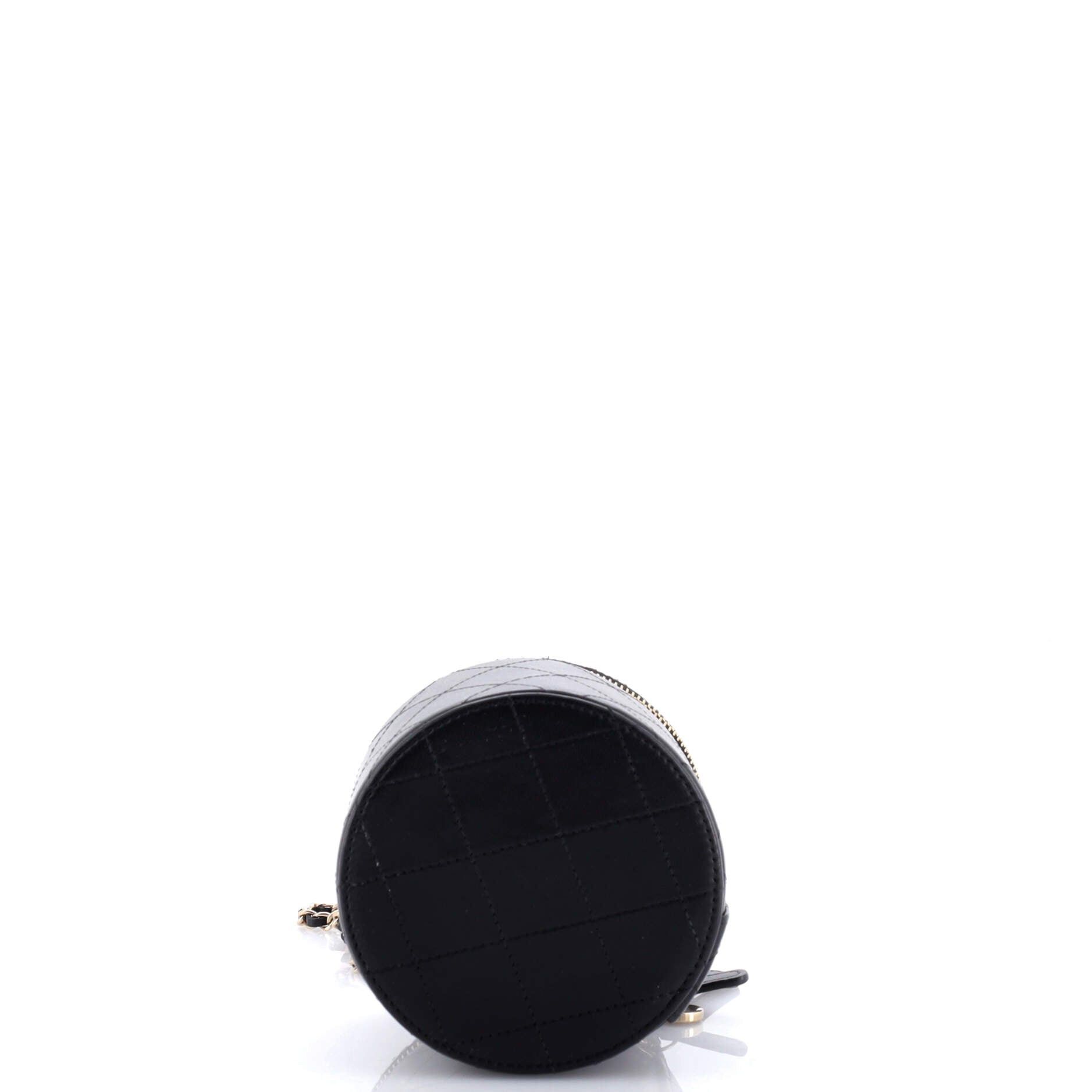 Chanel CC Round Vanity Case with Chain Size ONE SIZE - 5 Thumbnail