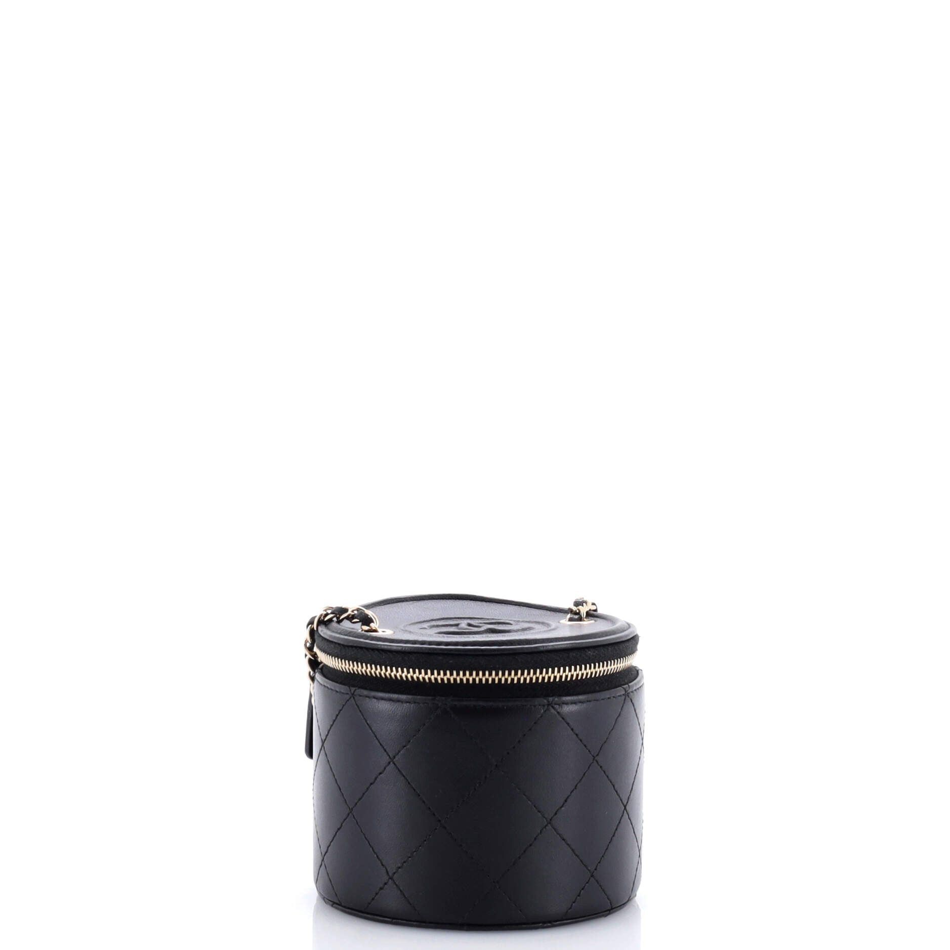 Chanel CC Round Vanity Case with Chain Size ONE SIZE - 3 Thumbnail