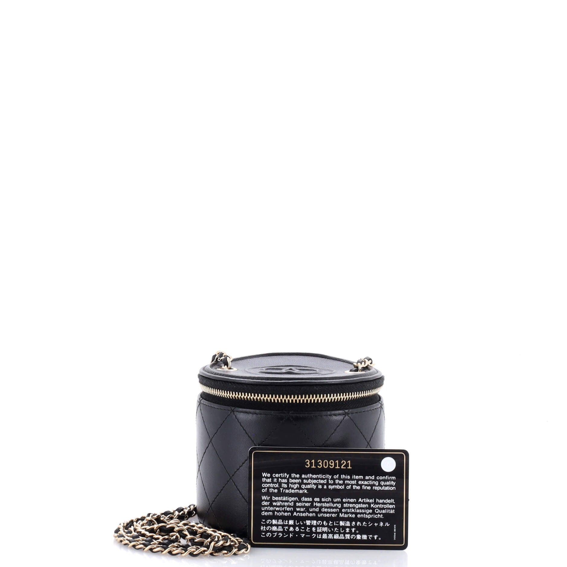 Chanel CC Round Vanity Case with Chain Size ONE SIZE - 2 Thumbnail