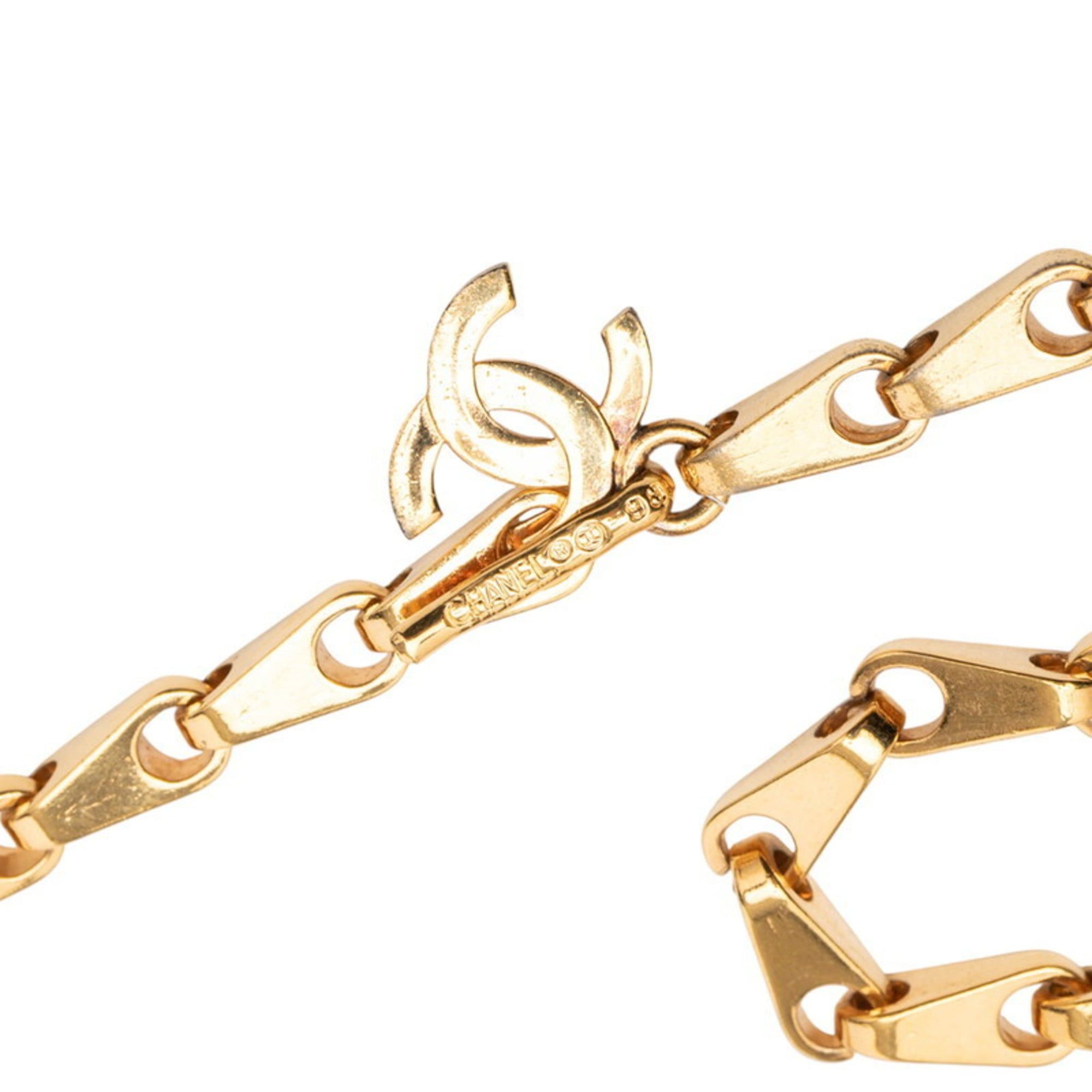 Chanel Chanel Coco Mark Necklace, Gold Plated, Women's, CHANEL Size ONE SIZE - 3 Thumbnail