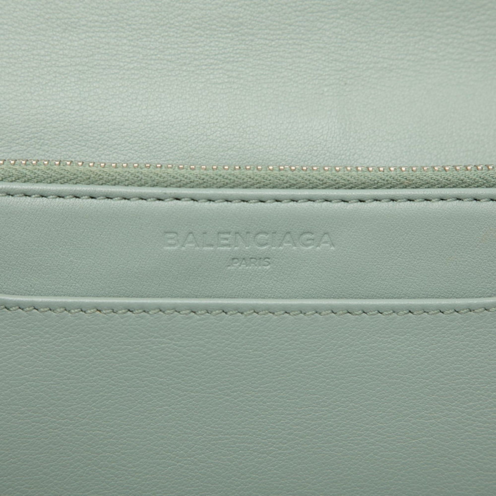 Balenciaga Balenciaga Chain Shoulder Bag/Wallet 420837 Blue Leather Women's BALENCIAGA Size ONE SIZE - 6 Thumbnail