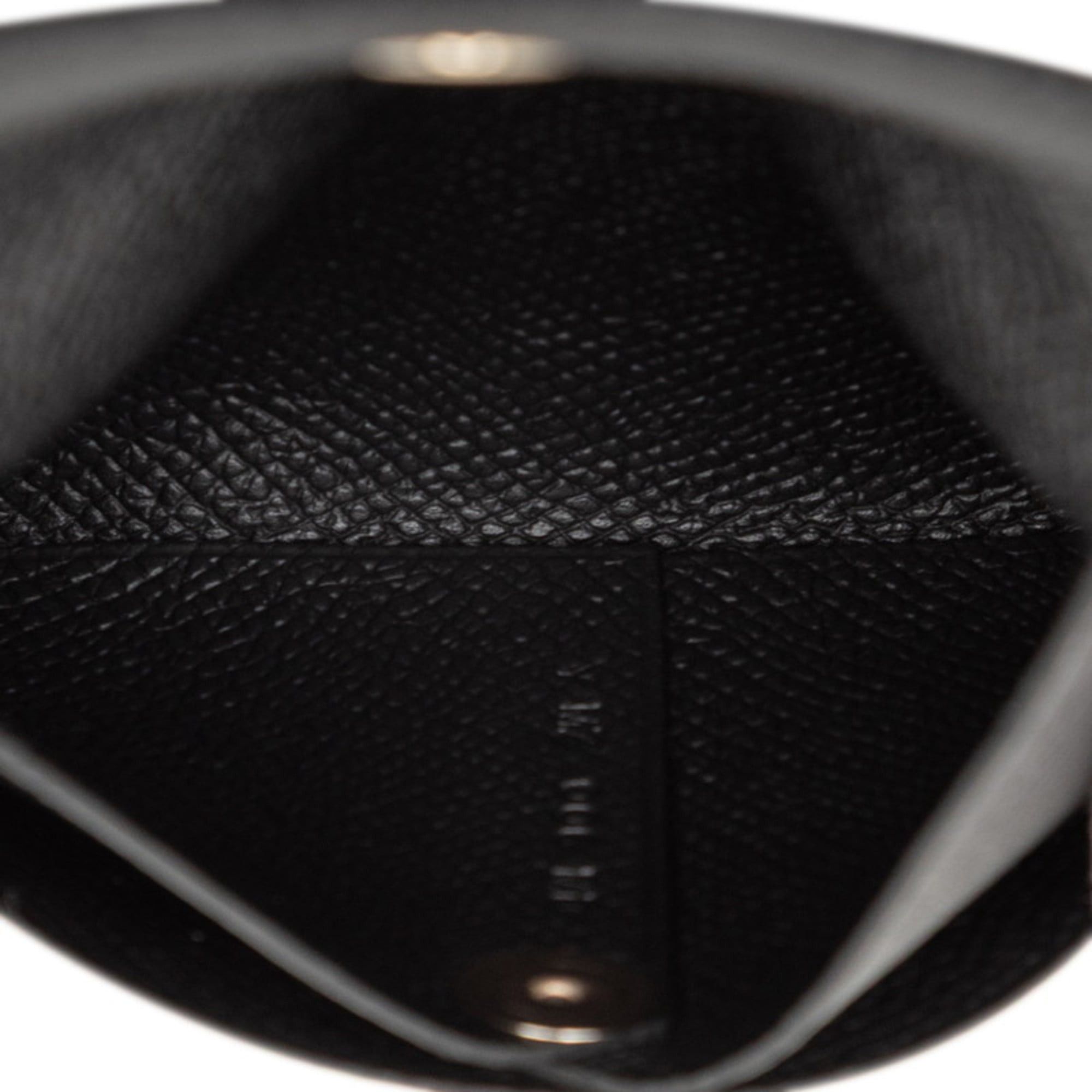 Hermes Hermès Bastia Wallet/Coin Case Black Epsom Leather Women's HERMES Size ONE SIZE - 5 Thumbnail