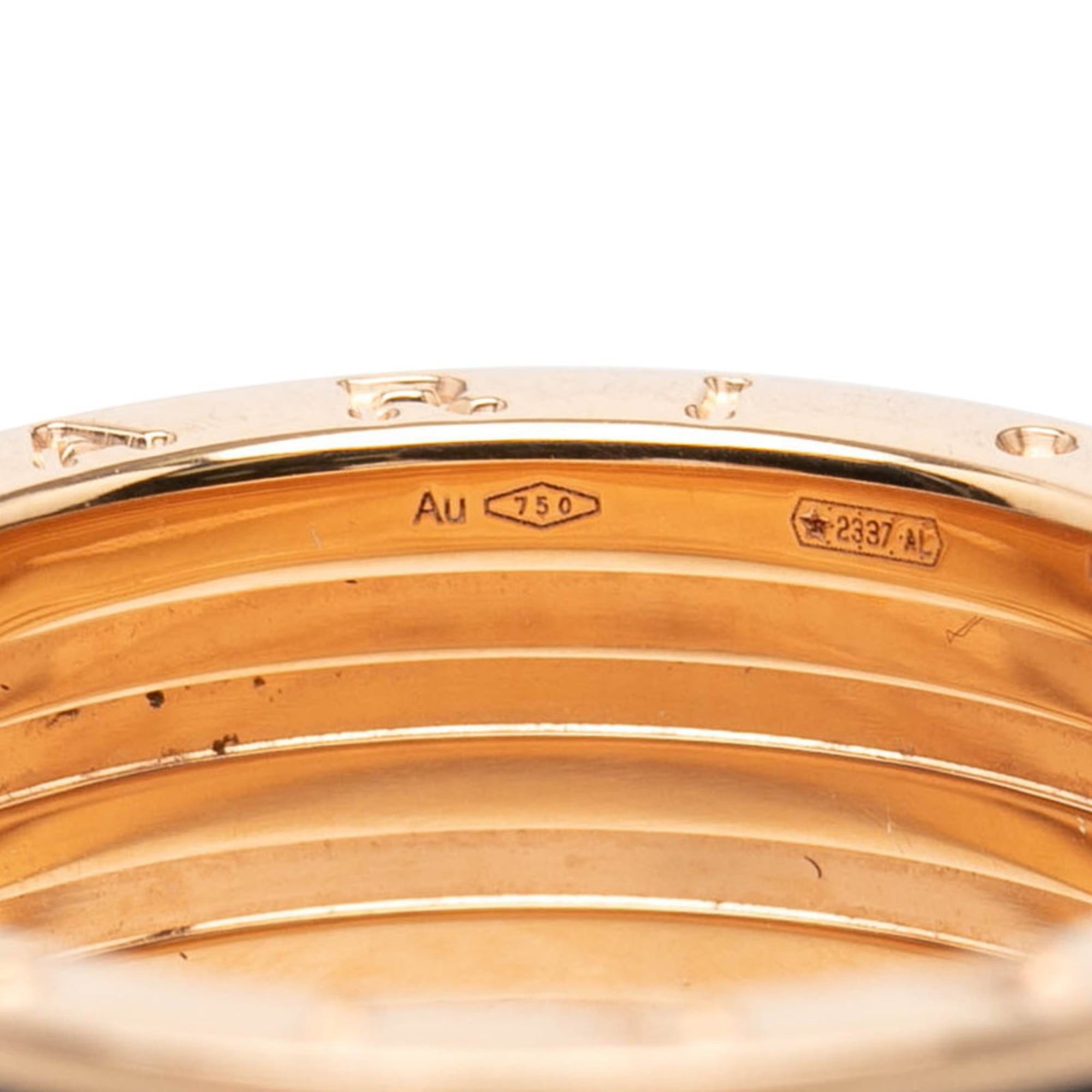 Bvlgari BVLGARI B.zero1 Rock 4-Band Ring #60 in Gold, Black, 18K PG, Pink and Ceramic for Men Size ONE SIZE - 5 Thumbnail