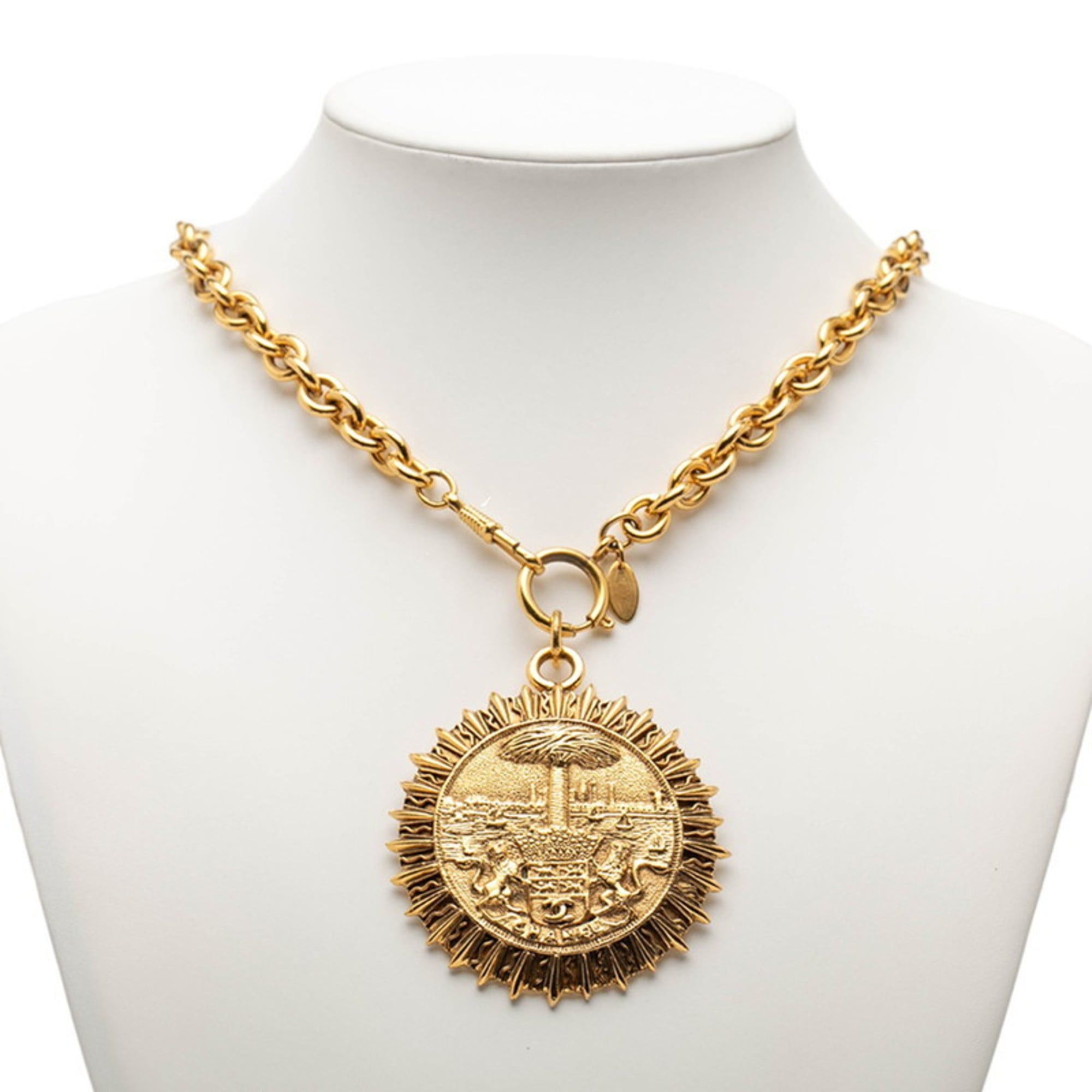 Chanel Chanel necklace gold plated women's CHANEL Size ONE SIZE - 7 Thumbnail