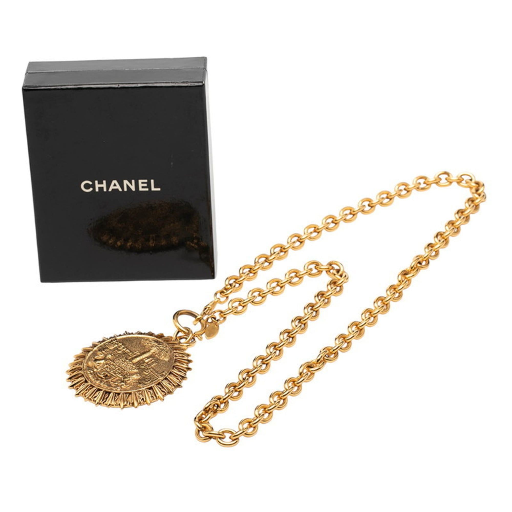 Chanel Chanel necklace gold plated women's CHANEL Size ONE SIZE - 6 Thumbnail