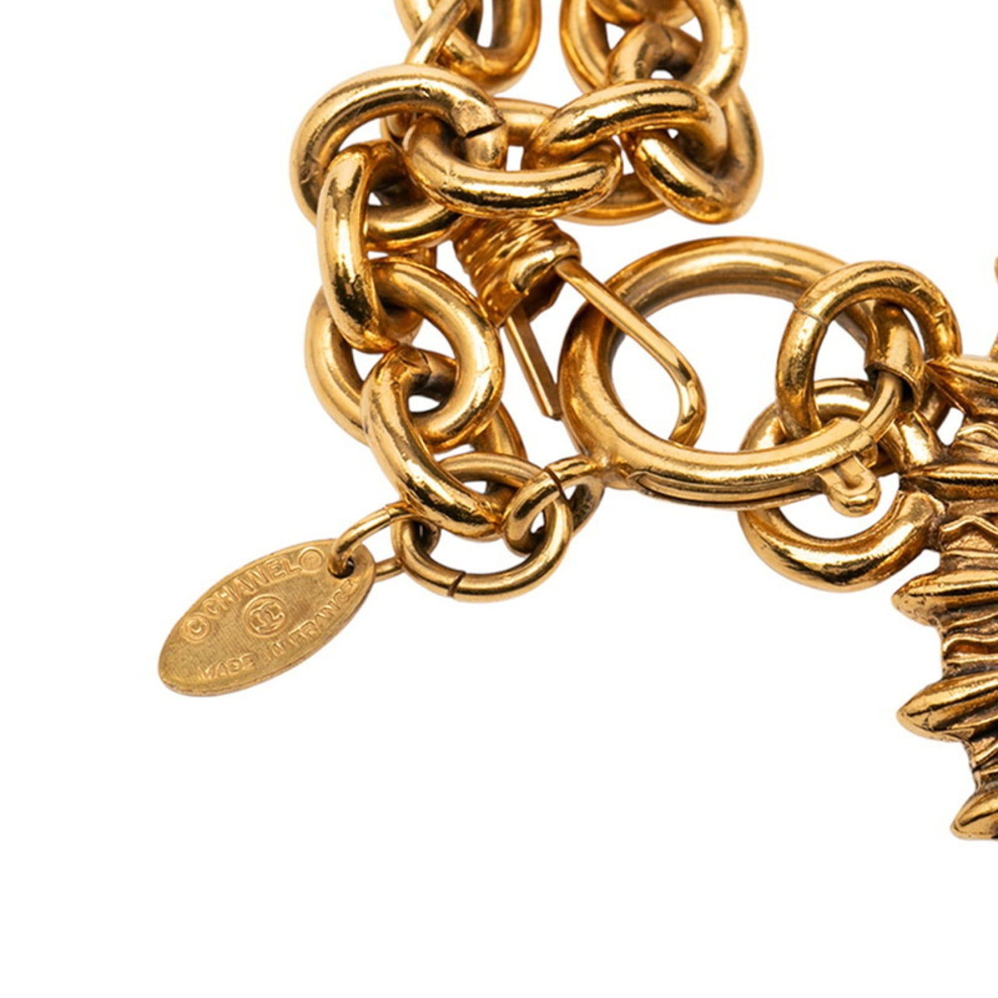 Chanel Chanel necklace gold plated women's CHANEL Size ONE SIZE - 5 Thumbnail