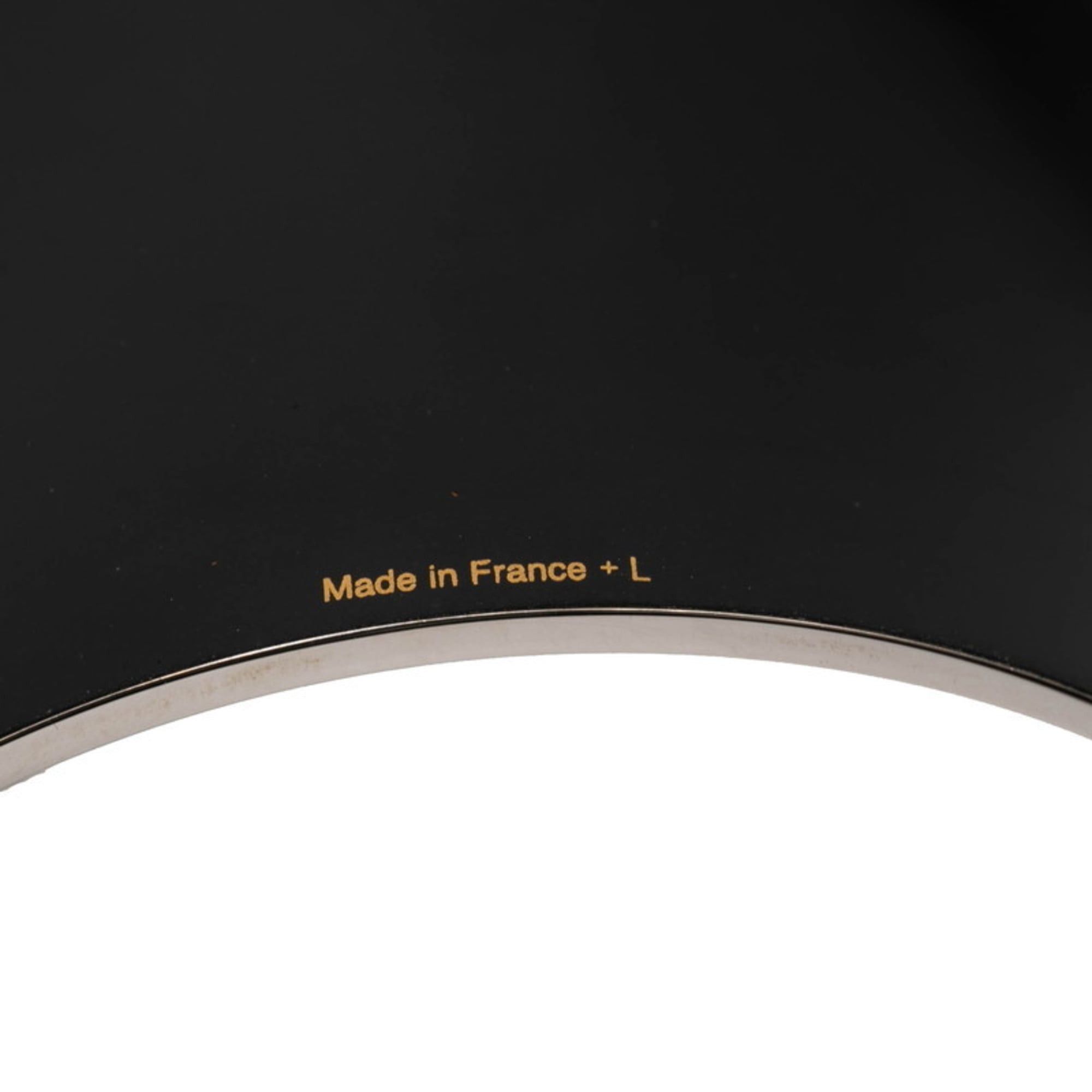 Hermes Hermes TGM Enamel Cloisonne Bangle in Silver and Multicolor Metal for Women Size ONE SIZE - 5 Thumbnail