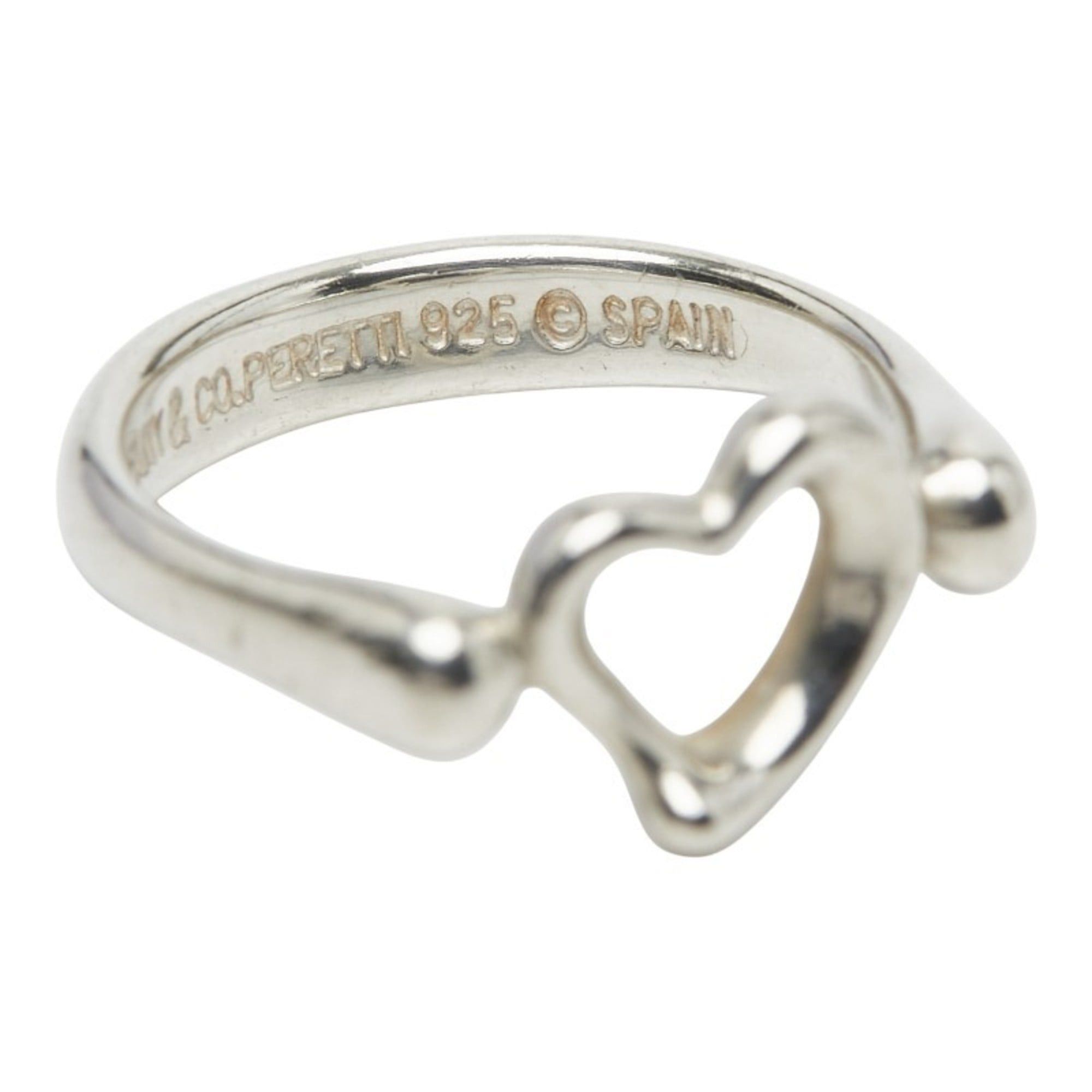 Tiffany & Co. Tiffany & Co. Open Heart Ring, SV925 Silver, Women's Size ONE SIZE - 6 Thumbnail