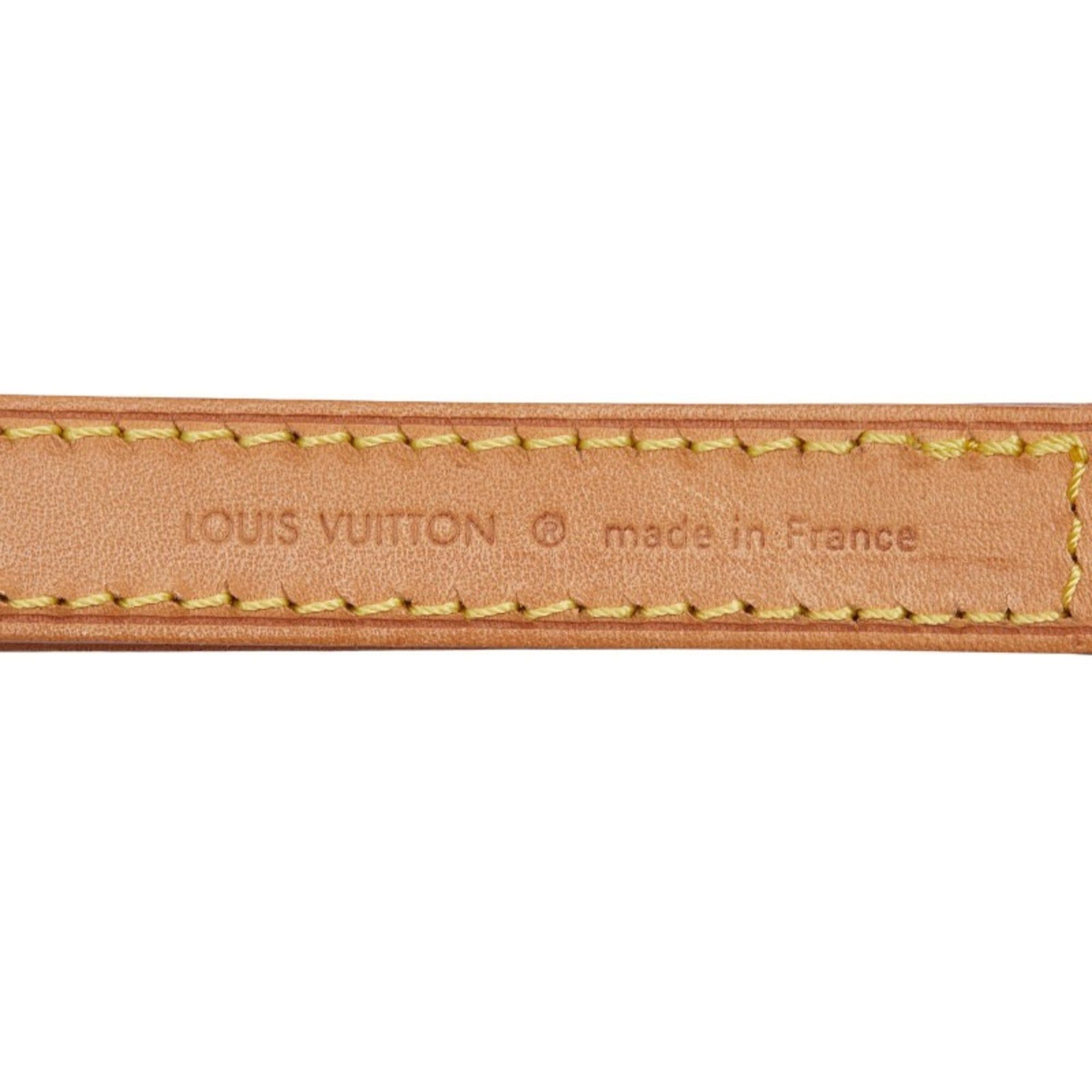 Louis Vuitton Louis Vuitton shoulder strap, beige leather, women's LOUIS VUITTON Size ONE SIZE - 4 Thumbnail