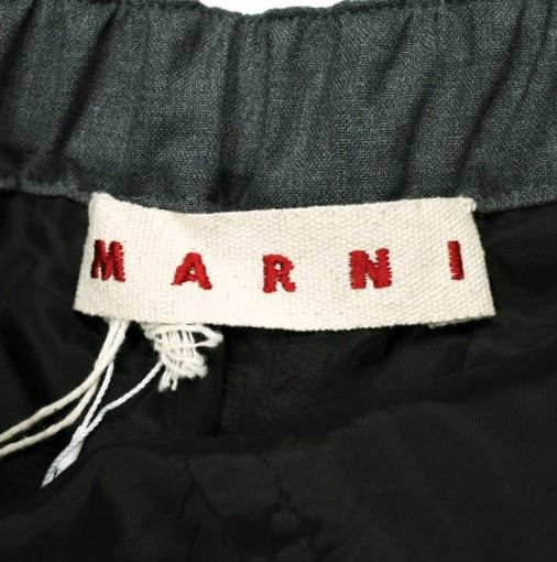 Marni Marni Marni PAMA0482U0 TW839 Wool Tropical Straight Pants Textile Bottoms PAMA0482U0 TW839 DUTY FREE for USA Size ONE SIZE - 9 Thumbnail