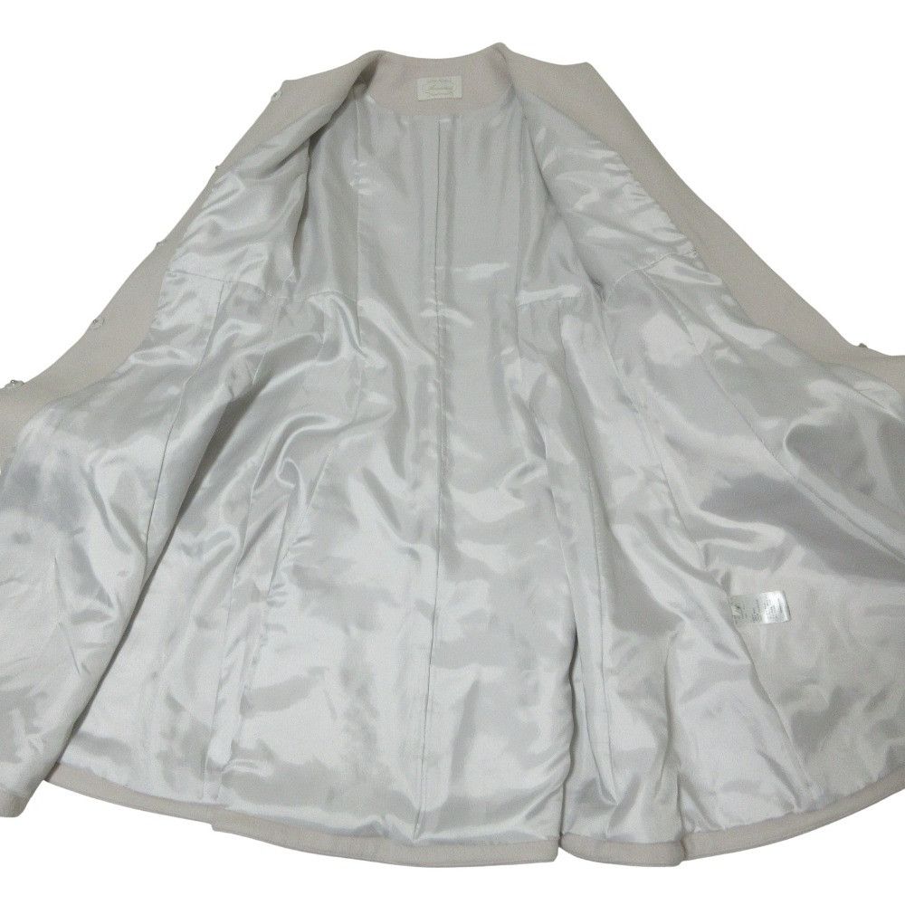 Other Other Aveniretoile Fur Cuffs No Collar Flare Long Coat Fur Outerwear DUTY FREE for USA Size ONE SIZE - 7 Thumbnail