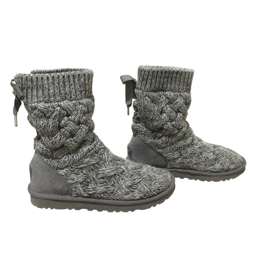 Ugg UGG UGG ISLA Knit Short Boots Textile Shoes 1008840 DUTY FREE for USA Size ONE SIZE - 3 Thumbnail