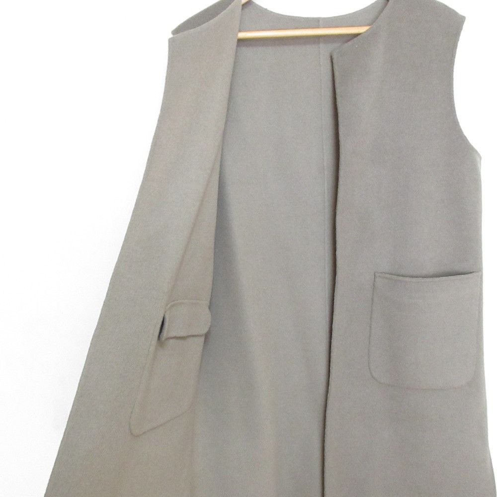 Other Other EPOCA THE SHOP Wool Long Vest Textile Outerwear E46411 DUTY FREE for USA Size ONE SIZE - 13 Thumbnail