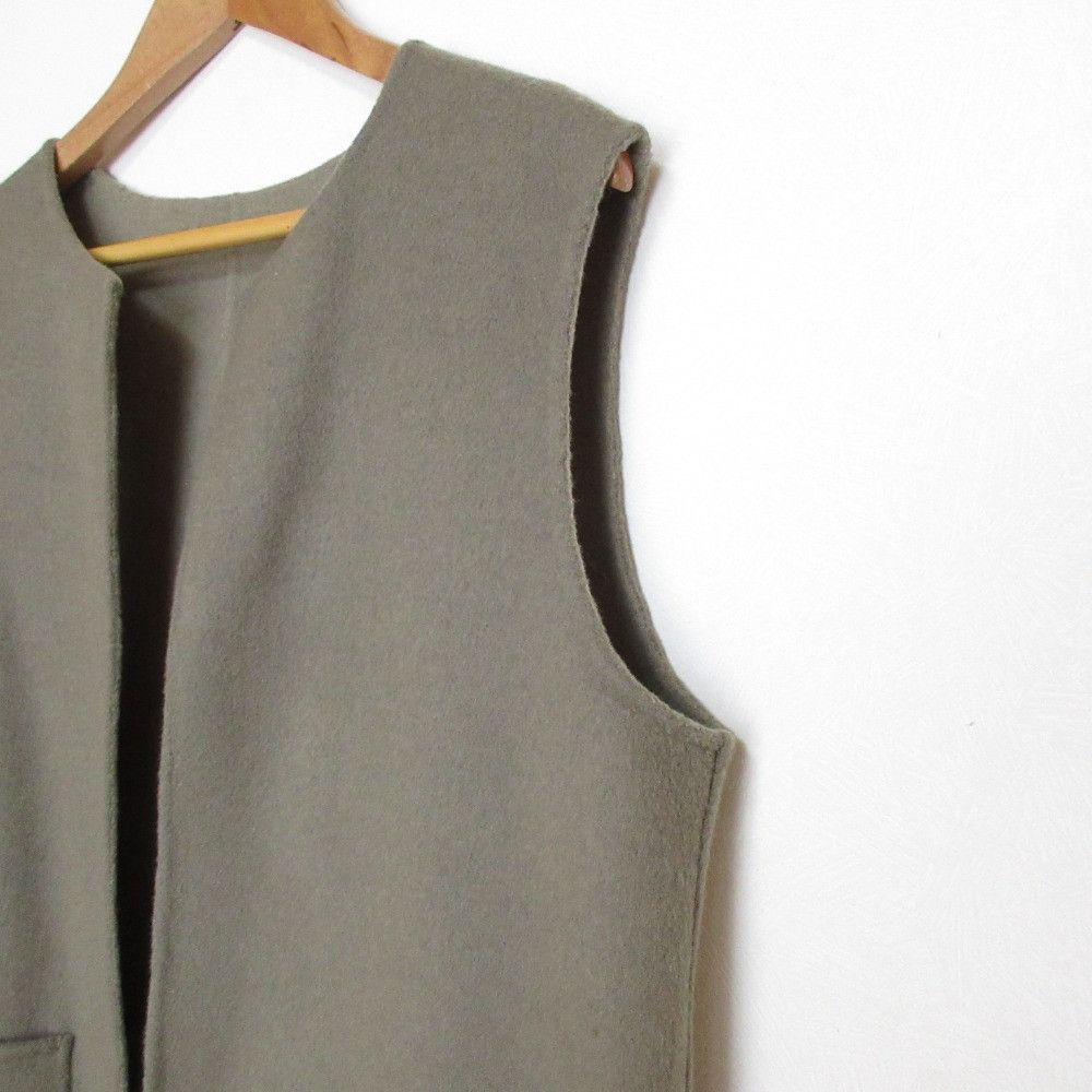 Other Other EPOCA THE SHOP Wool Long Vest Textile Outerwear E46411 DUTY FREE for USA Size ONE SIZE - 12 Thumbnail