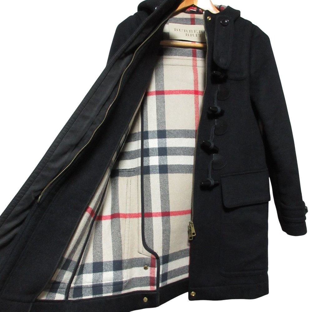 Burberry Burberry Burberry Brit Wool Melton Duffle Coat Textile Outerwear DUTY FREE for USA Size ONE SIZE - 3 Thumbnail