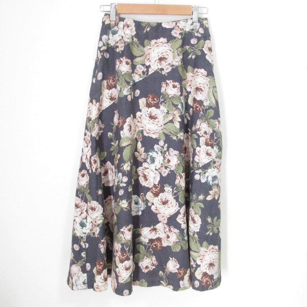 Other Other Ingeborg Flower Print Long Skirt Textile Skirts DUTY FREE for USA Size ONE SIZE - 2 Thumbnail
