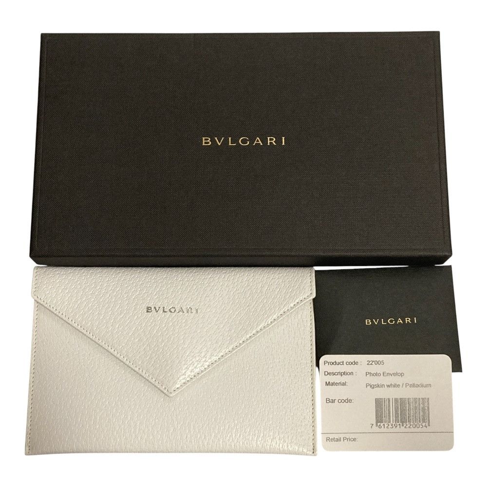 Bvlgari Bvlgari Bvlgari Photo Envelope Letter Case Leather Other DUTY FREE for USA Size ONE SIZE - 16 Thumbnail