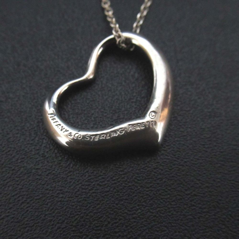 Tiffany & Co. Tiffany&Co. Elsa Peretti 925 Silver Necklace Precious Metal Necklace DUTY FREE for USA