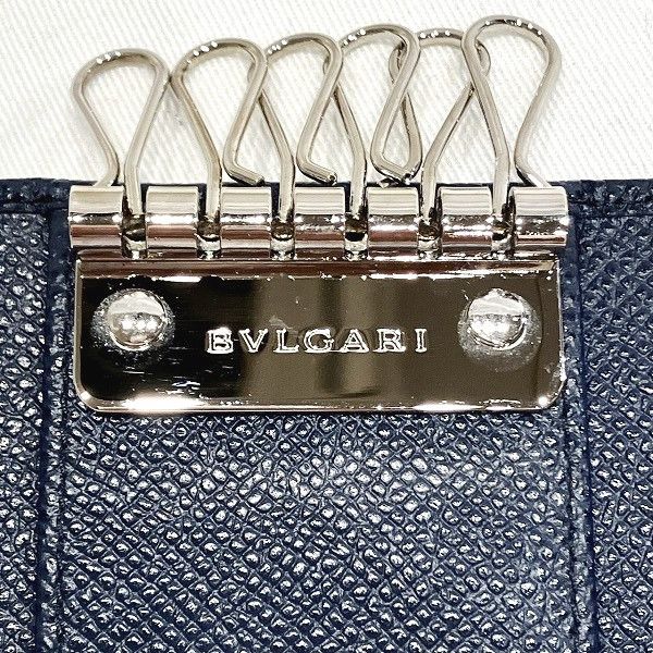 Bvlgari Bvlgari Bulgari Man Calf Leather Key Case Leather Key case 39318 DUTY FREE for USA